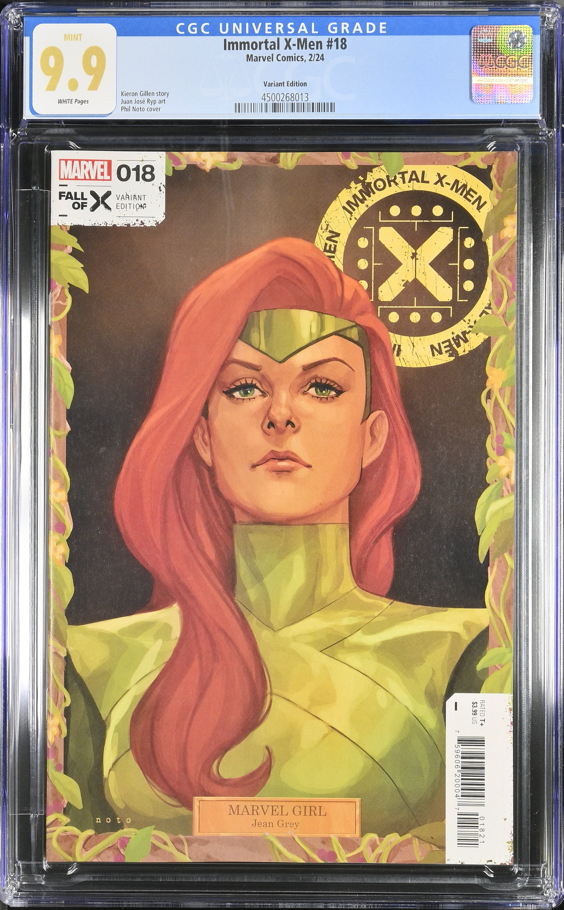 Immortal X-Men #18 Noto Variant CGC 9.9
