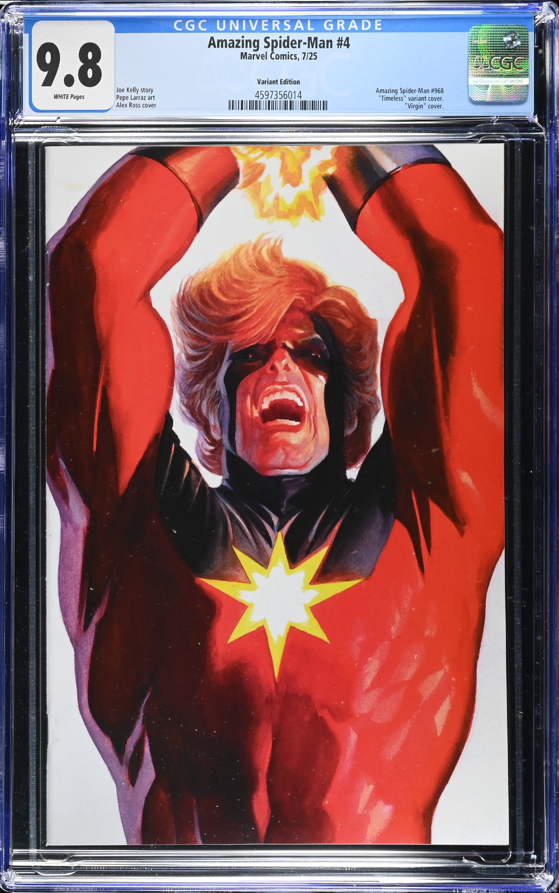 Amazing Spider-Man #4 Ross Timeless Variant CGC 9.8