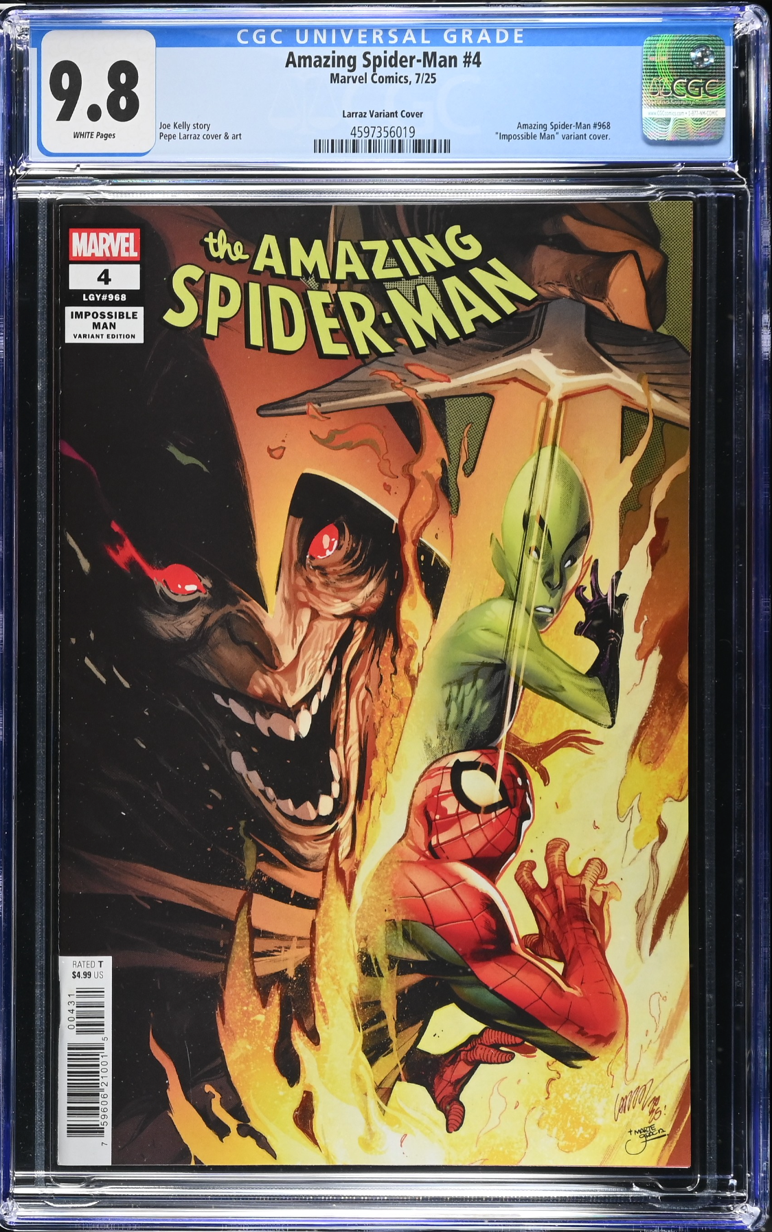 Amazing Spider-Man #4 Larraz Variant CGC 9.8