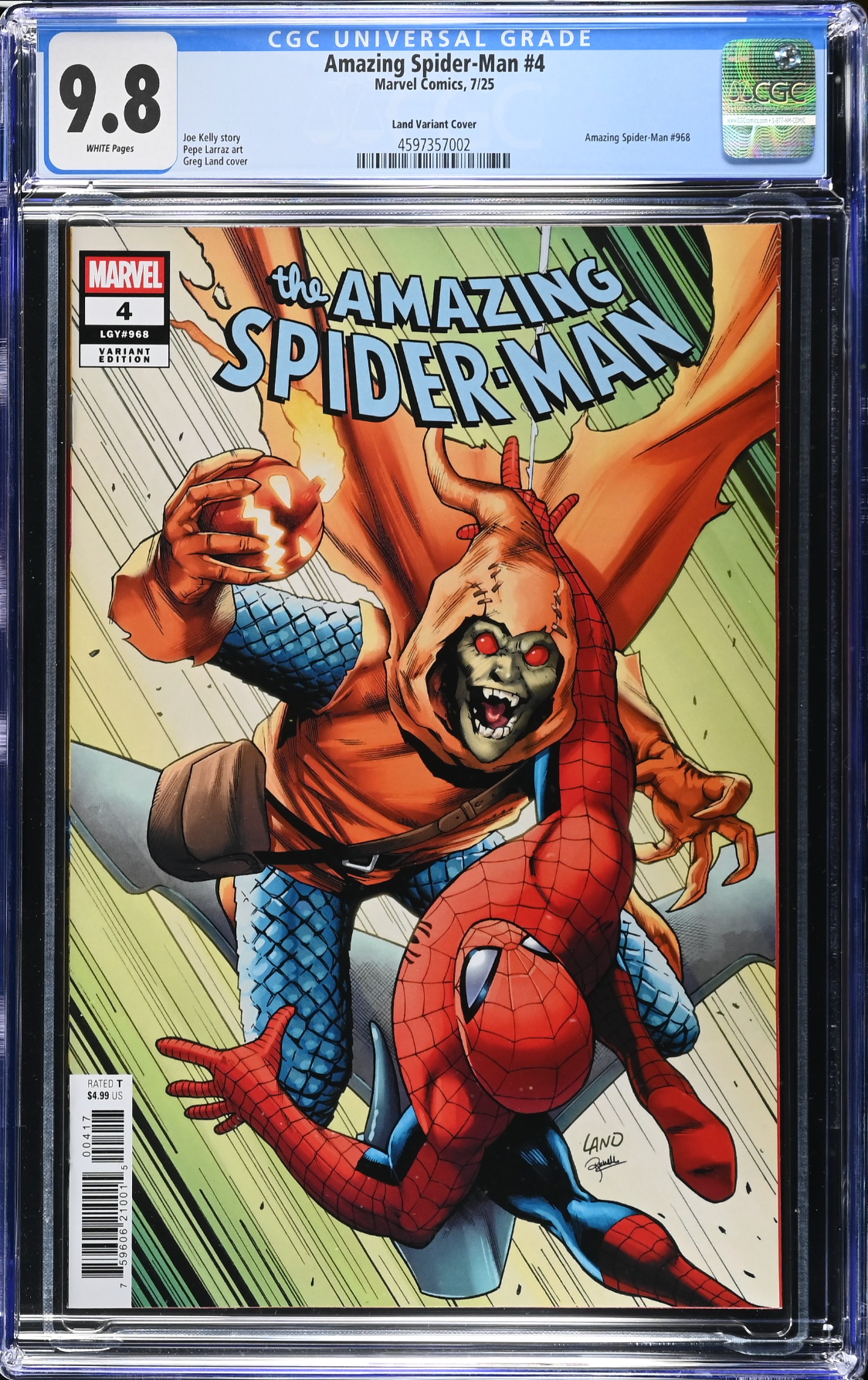 Amazing Spider-Man #4 Land 1:25 Retailer Incentive Variant CGC 9.8