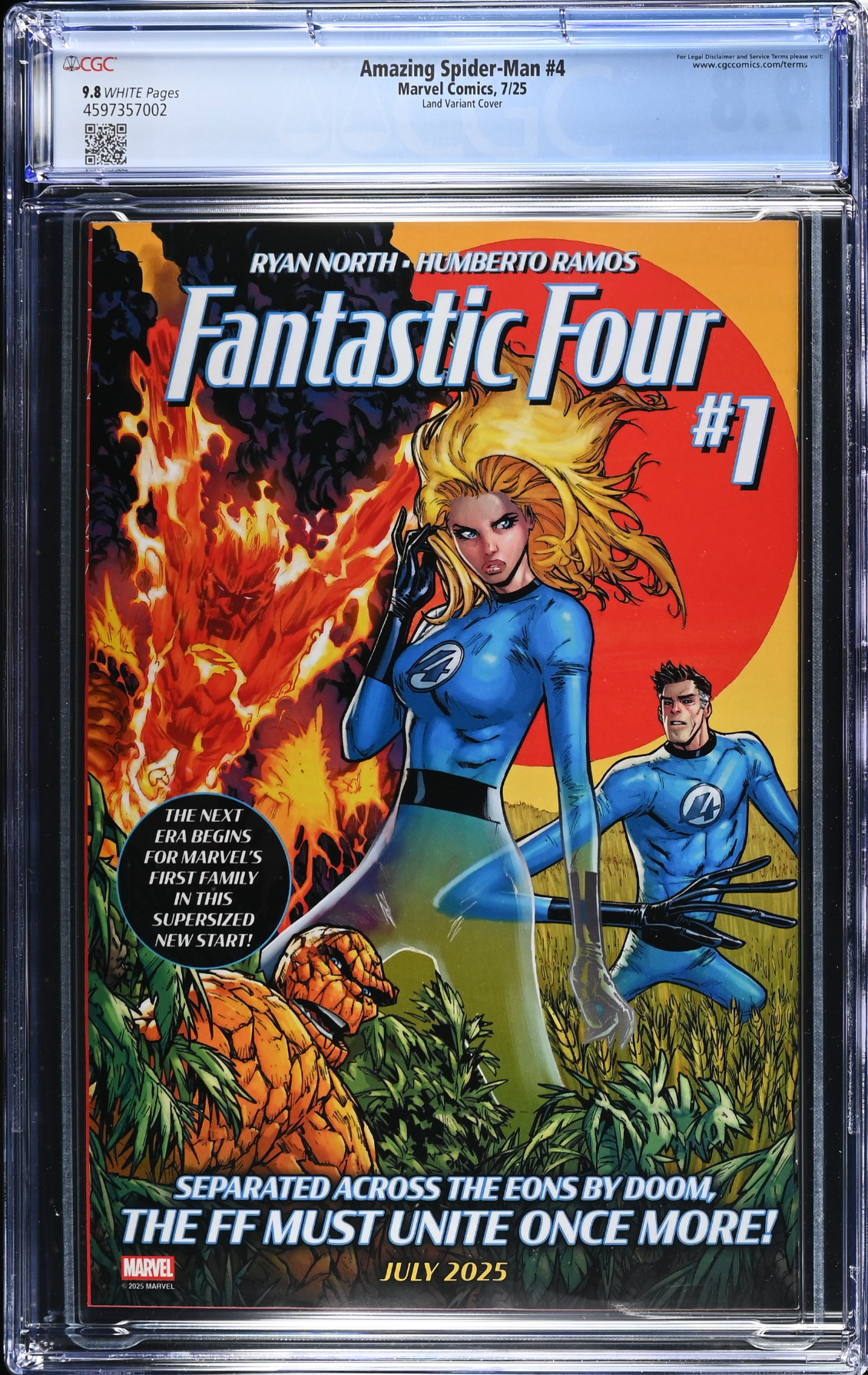 Amazing Spider-Man #4 Land 1:25 Retailer Incentive Variant CGC 9.8