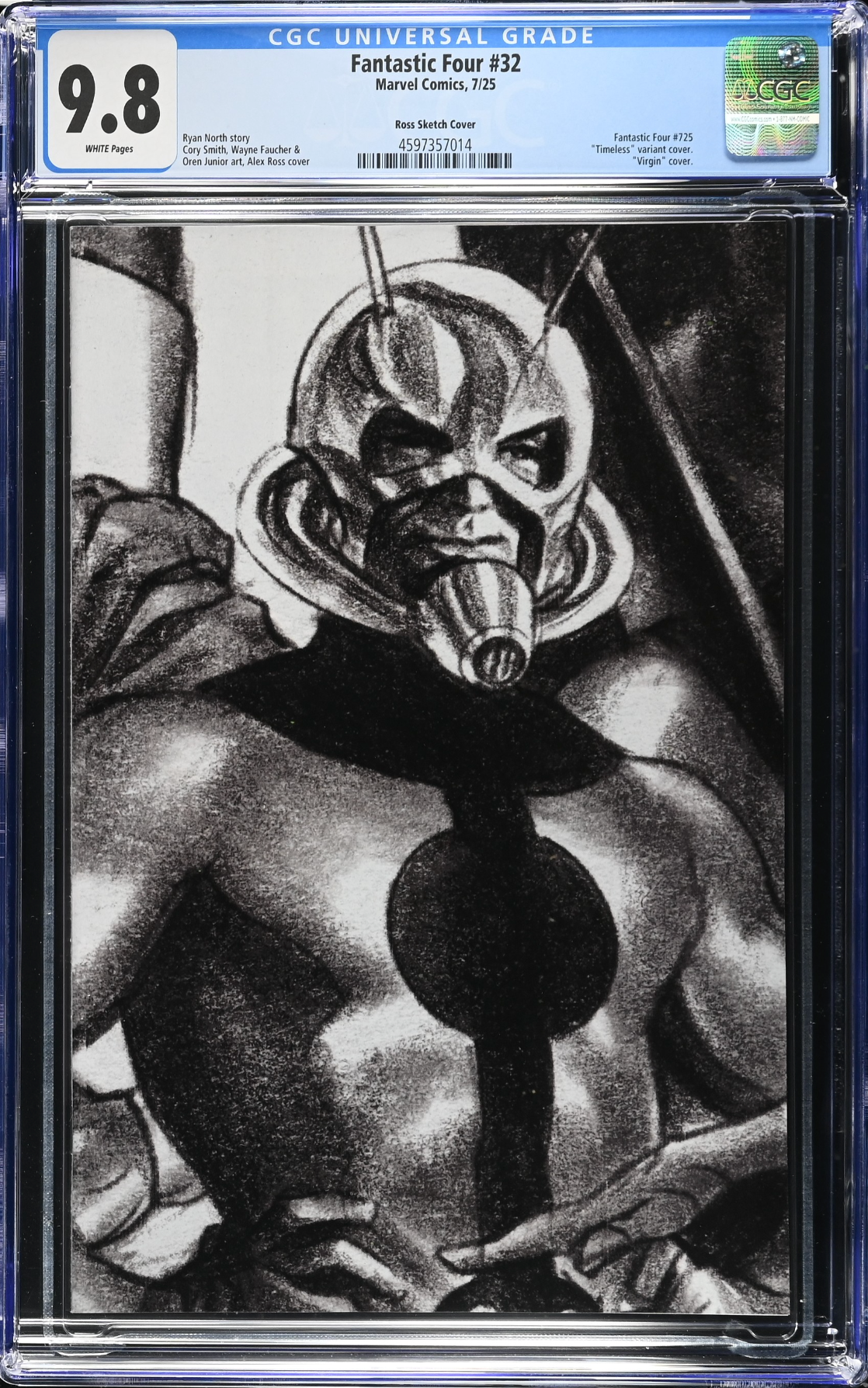 Fantastic Four #32 Ross 1:100 Retailer Incentive Variant CGC 9.8
