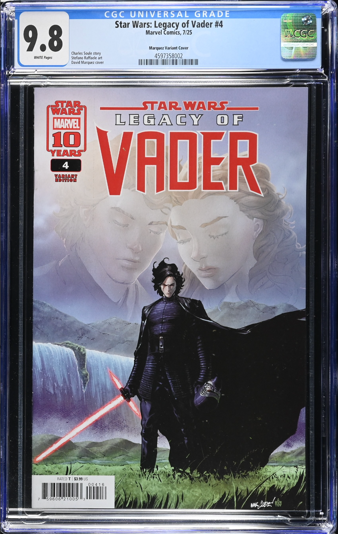 Star Wars: Legacy of Vader #4 Marquez 1:25 Retailer Incentive Variant CGC 9.8