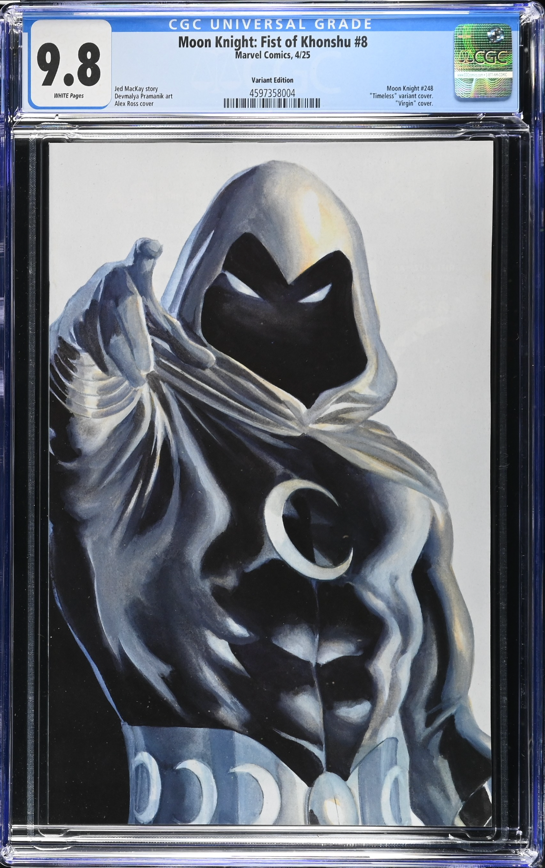 Moon Knight: Fist of Khonshu #8 Ross Timeless Variant CGC 9.8