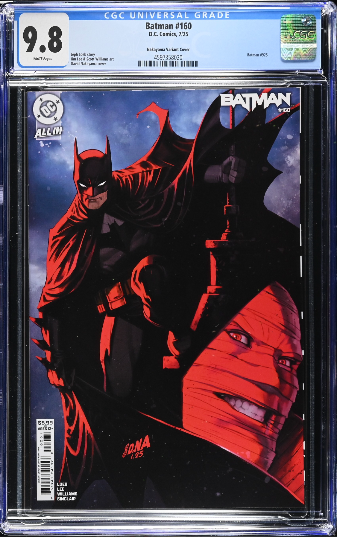 Batman #160 Nakayama Variant CGC 9.8