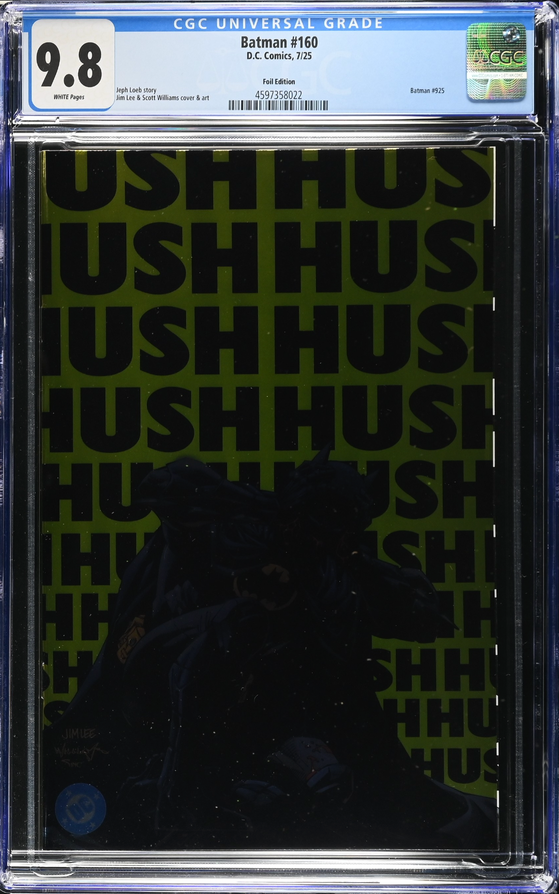 Batman #160 Lee Foil Variant CGC 9.8