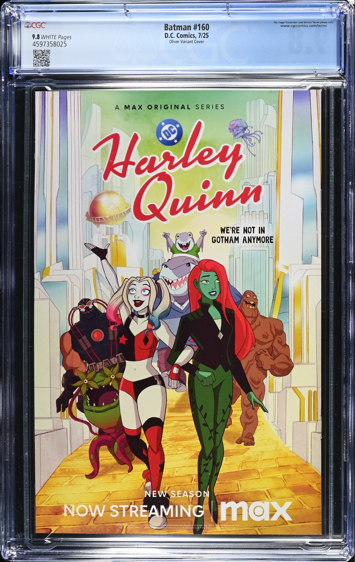 Batman #160 Oliver 1:25 Retailer Incentive Variant CGC 9.8