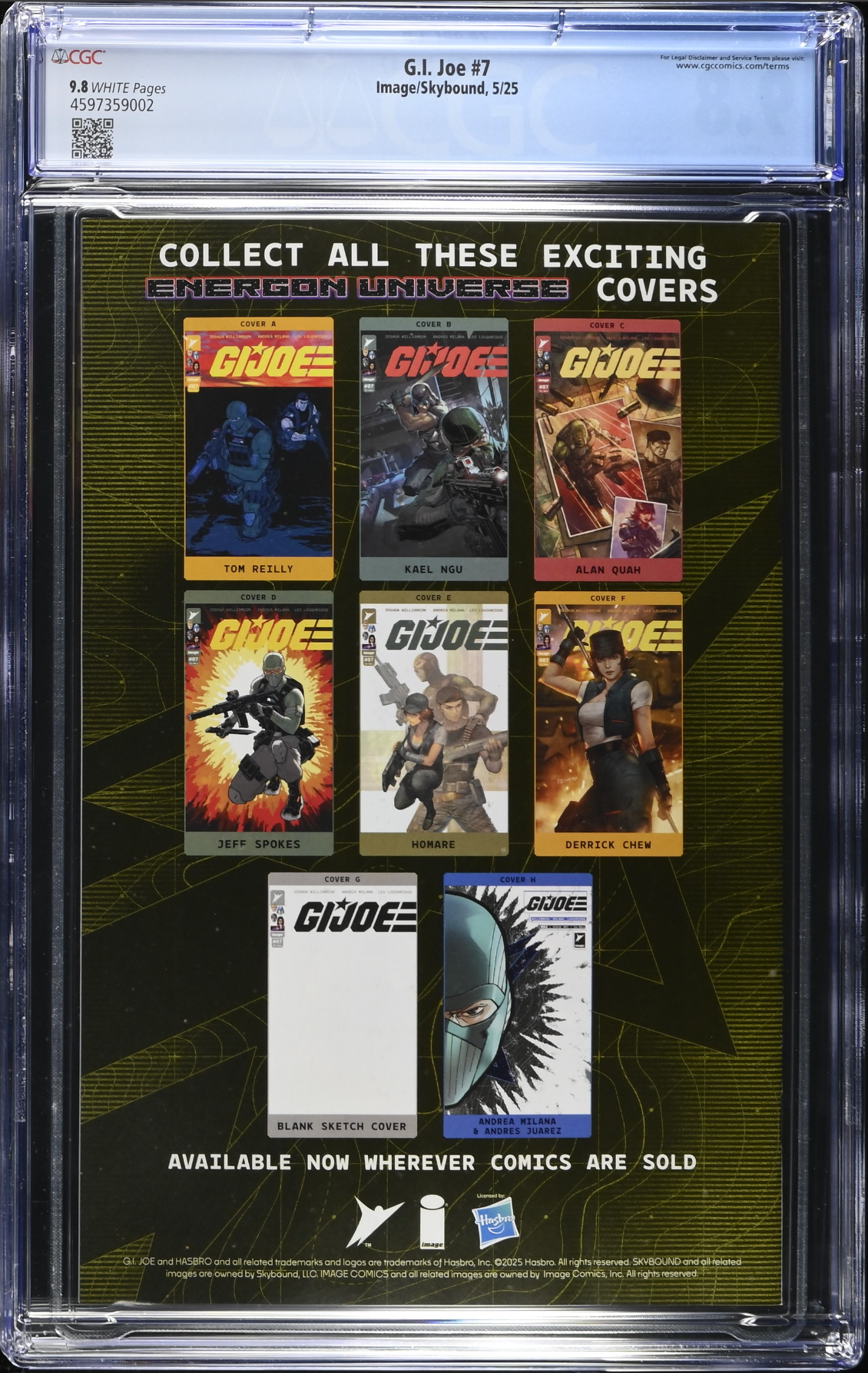 G.I. Joe #7 CGC 9.8