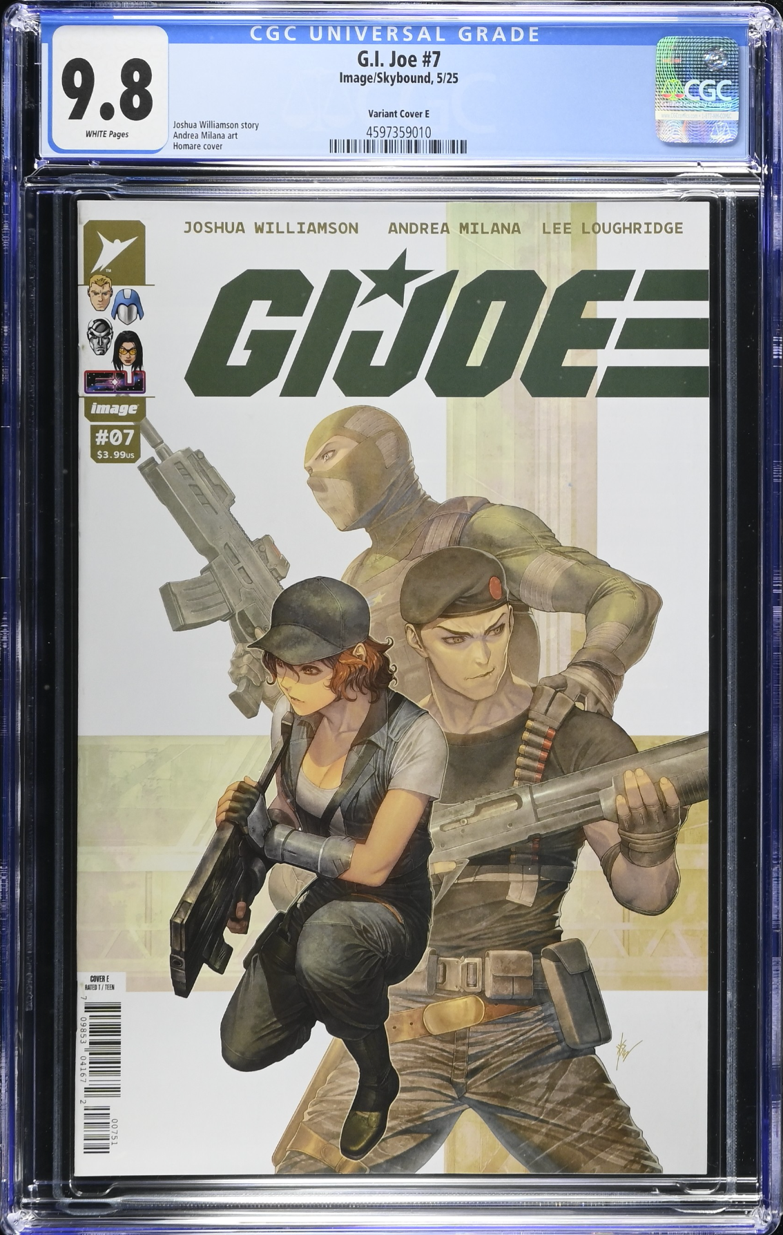G.I. Joe #7 Homare 1:50 Retailer Incentive Variant CGC 9.8