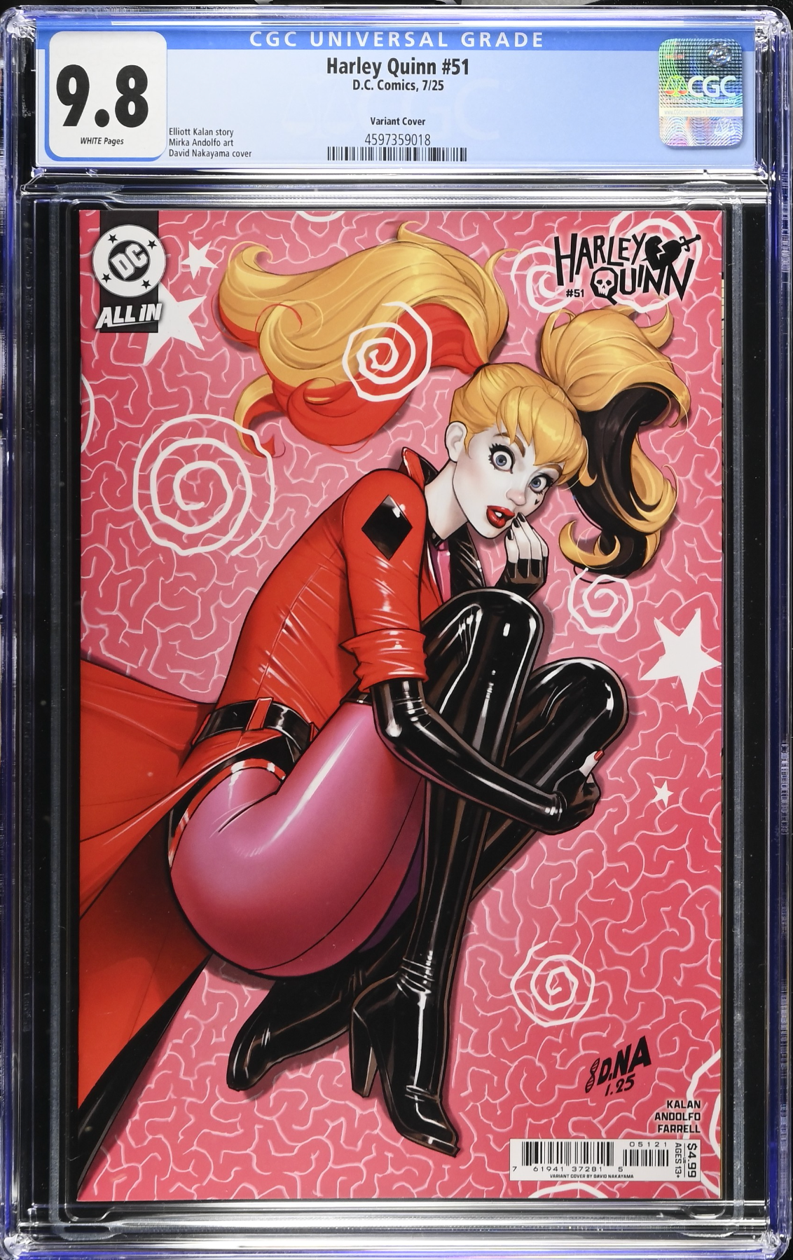Harley Quinn #51 Nakayama Variant CGC 9.8