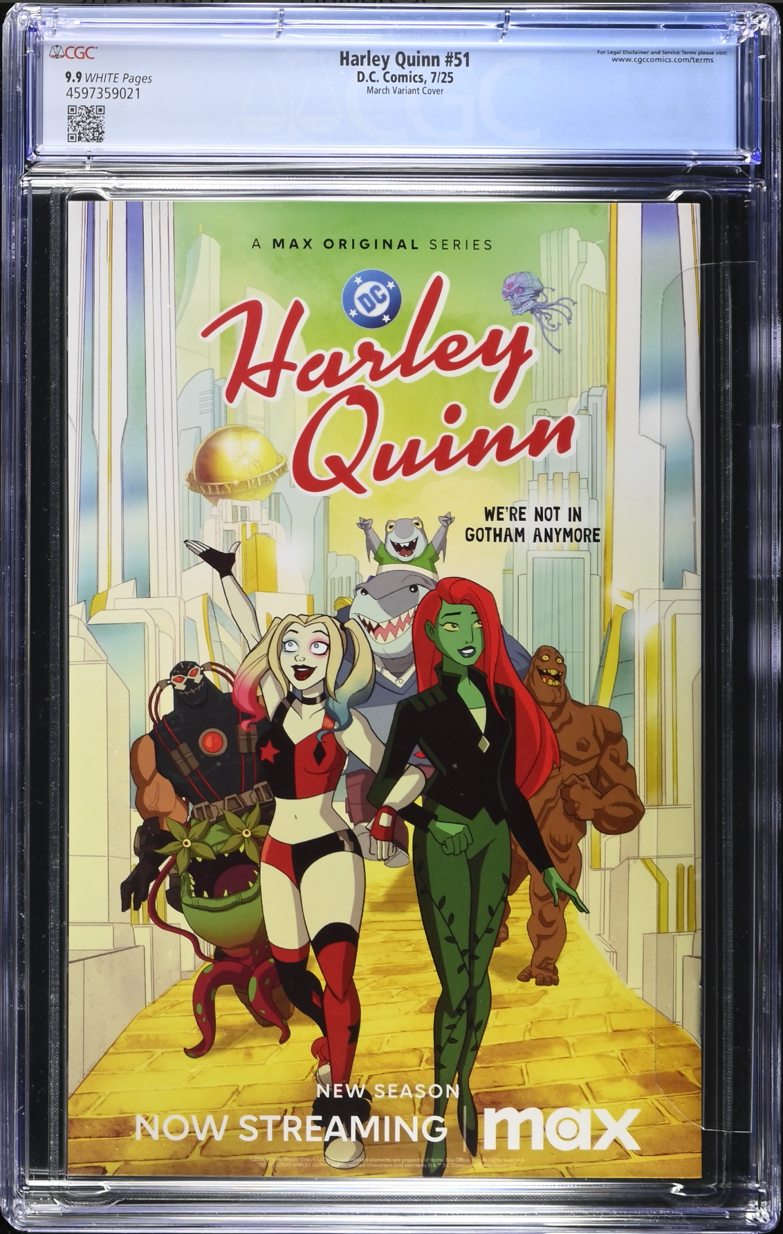 Harley Quinn #51 March Variant CGC 9.9
