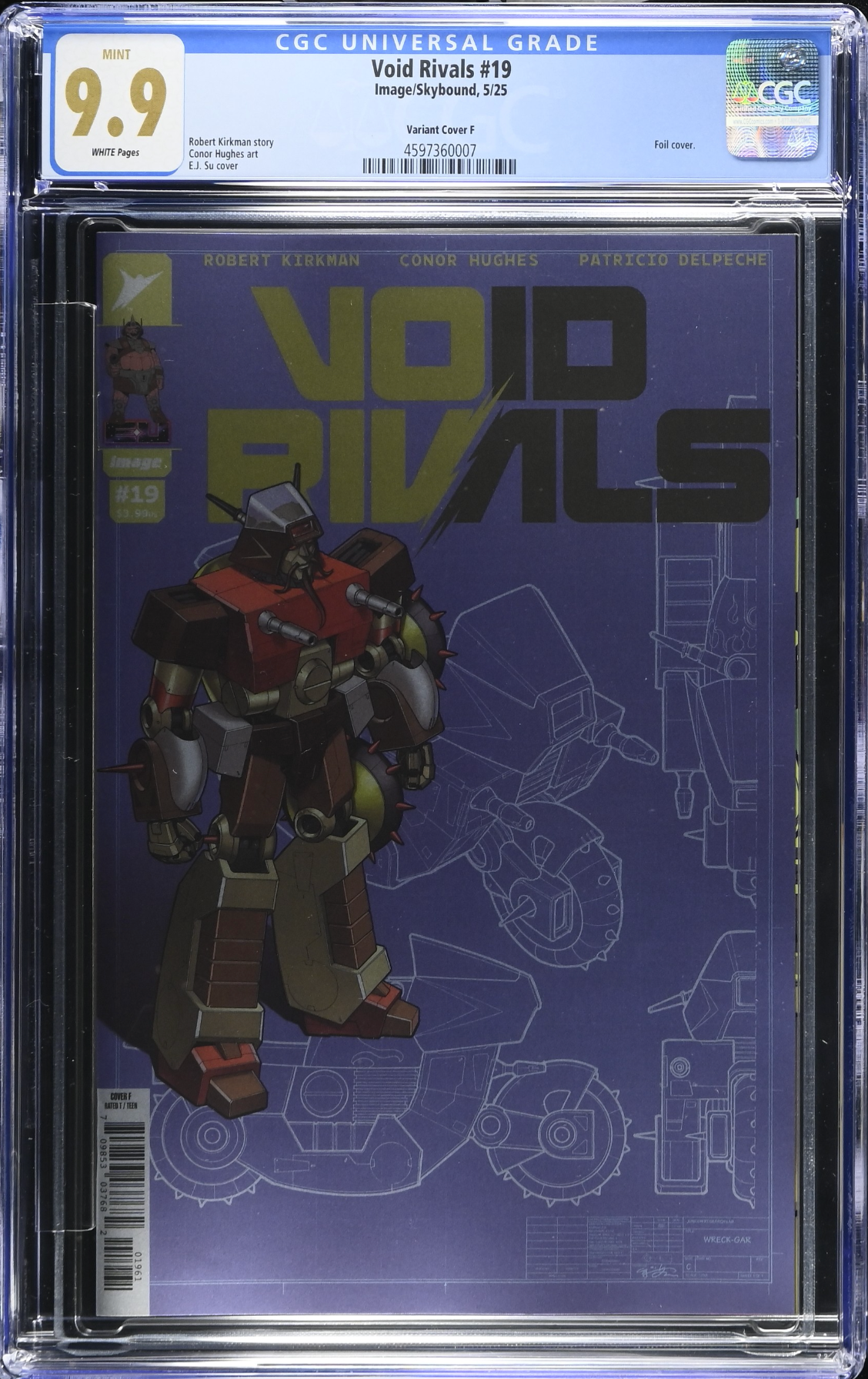 Void Rivals #19 Su 1:100 Retailer Incentive Variant CGC 9.9