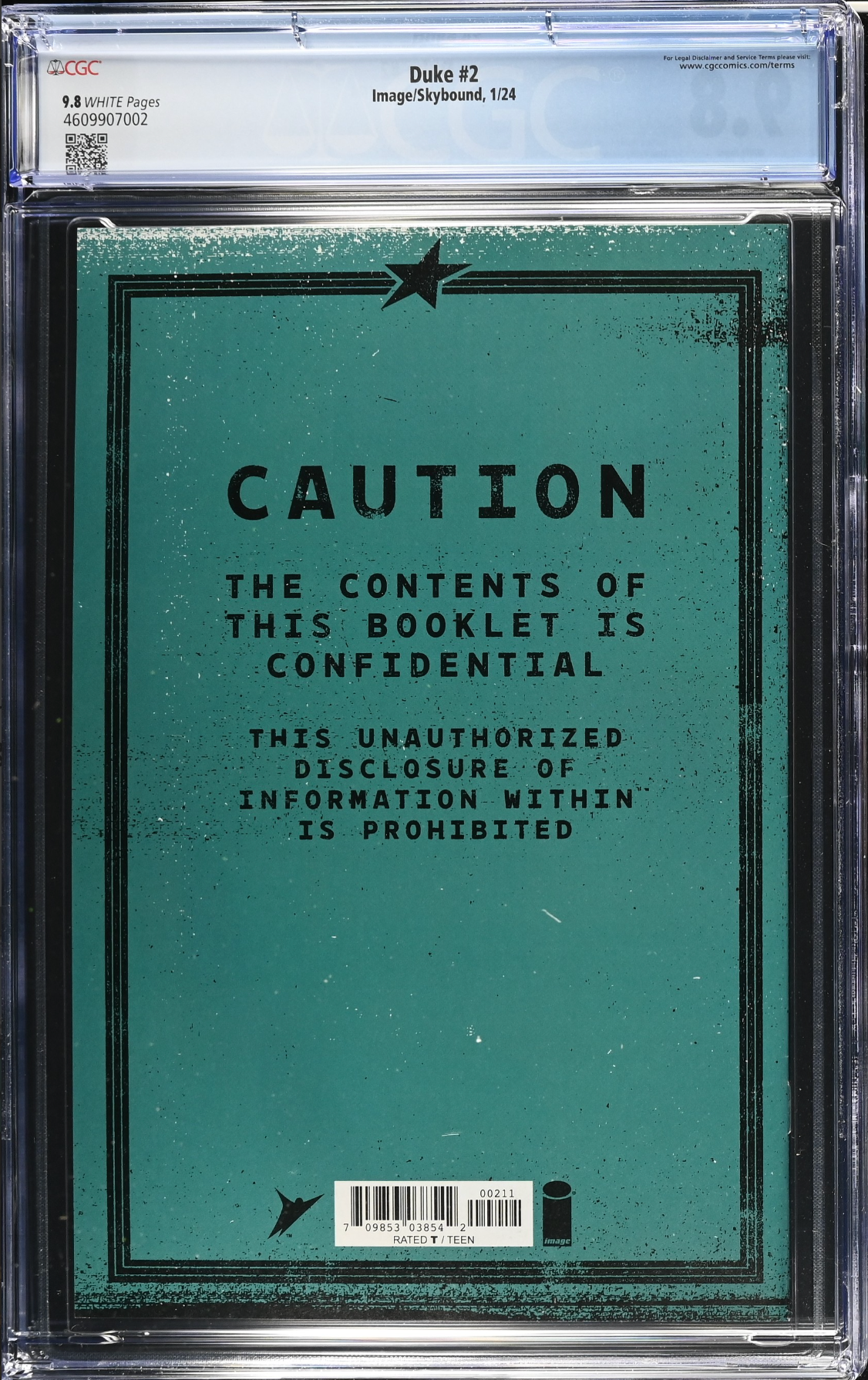 Duke #2 CGC 9.8