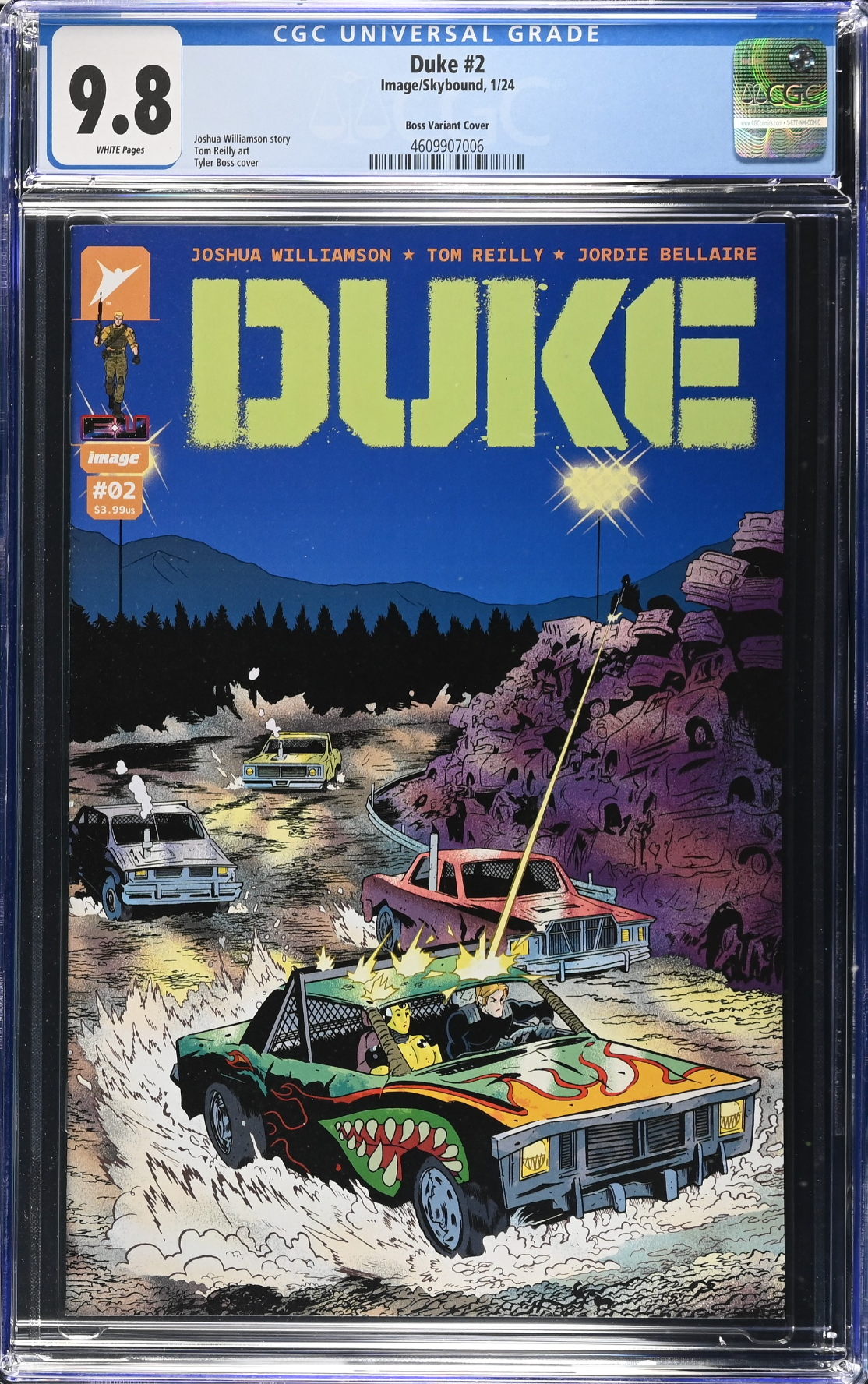 Duke #2 Boss 1:10 Retailer Incentive Variant CGC 9.8