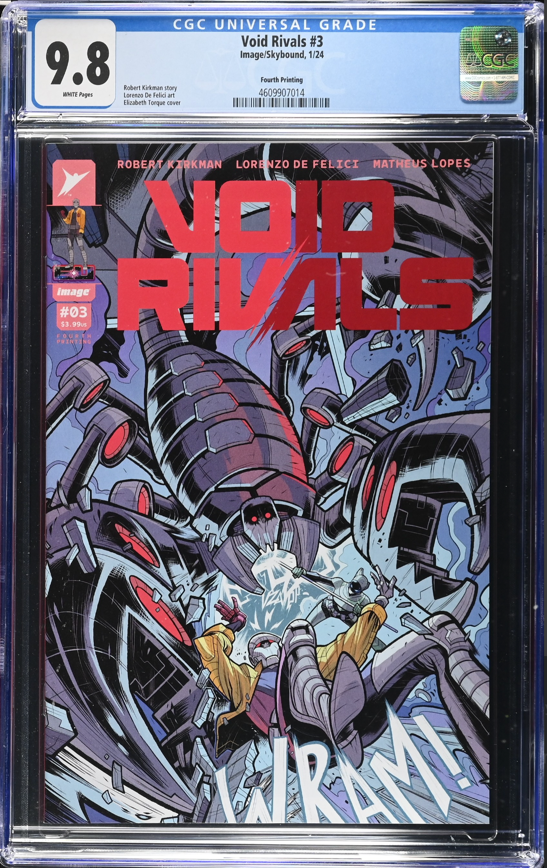 Void Rivals #3 Fourth Printing CGC 9.8