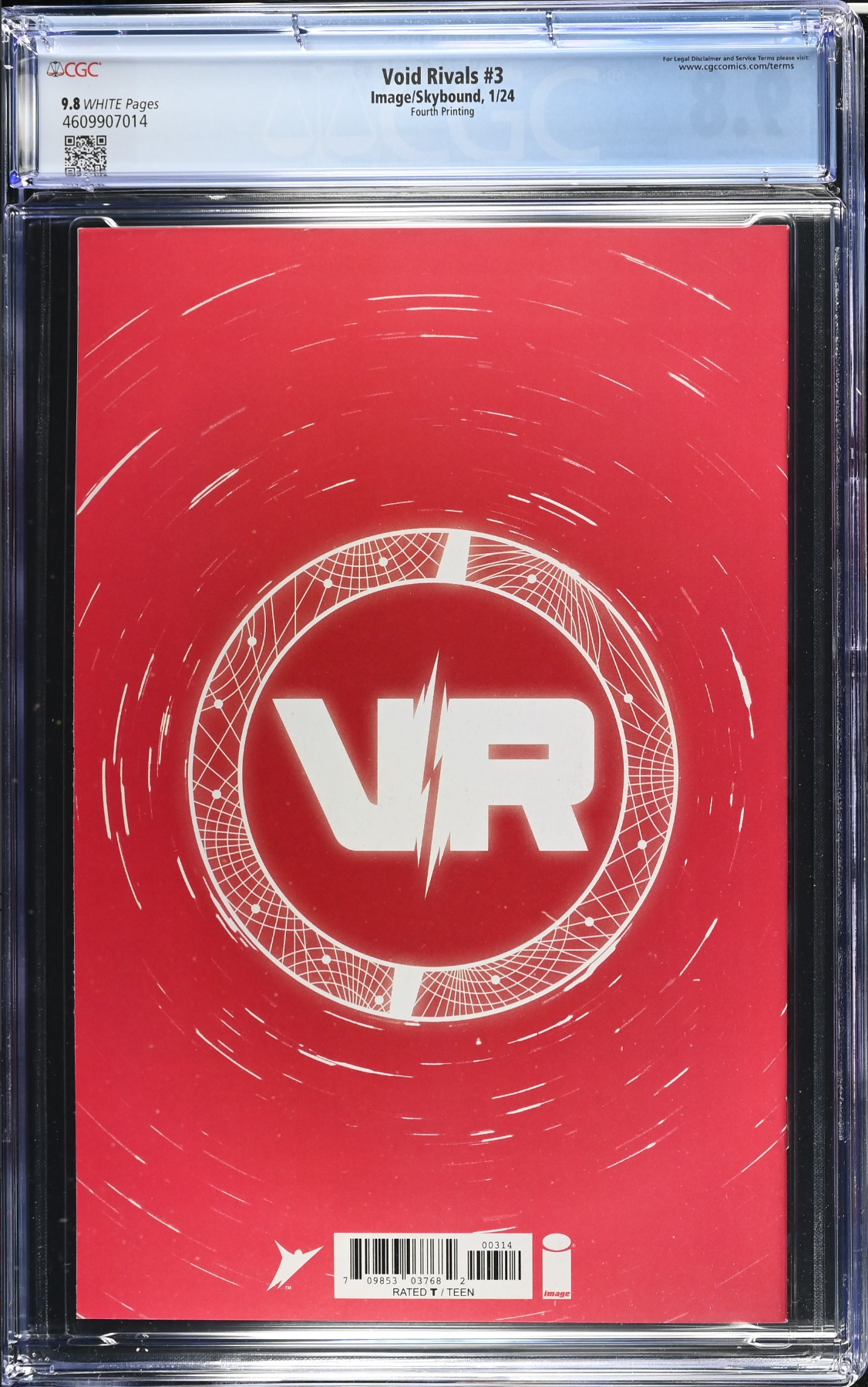 Void Rivals #3 Fourth Printing CGC 9.8