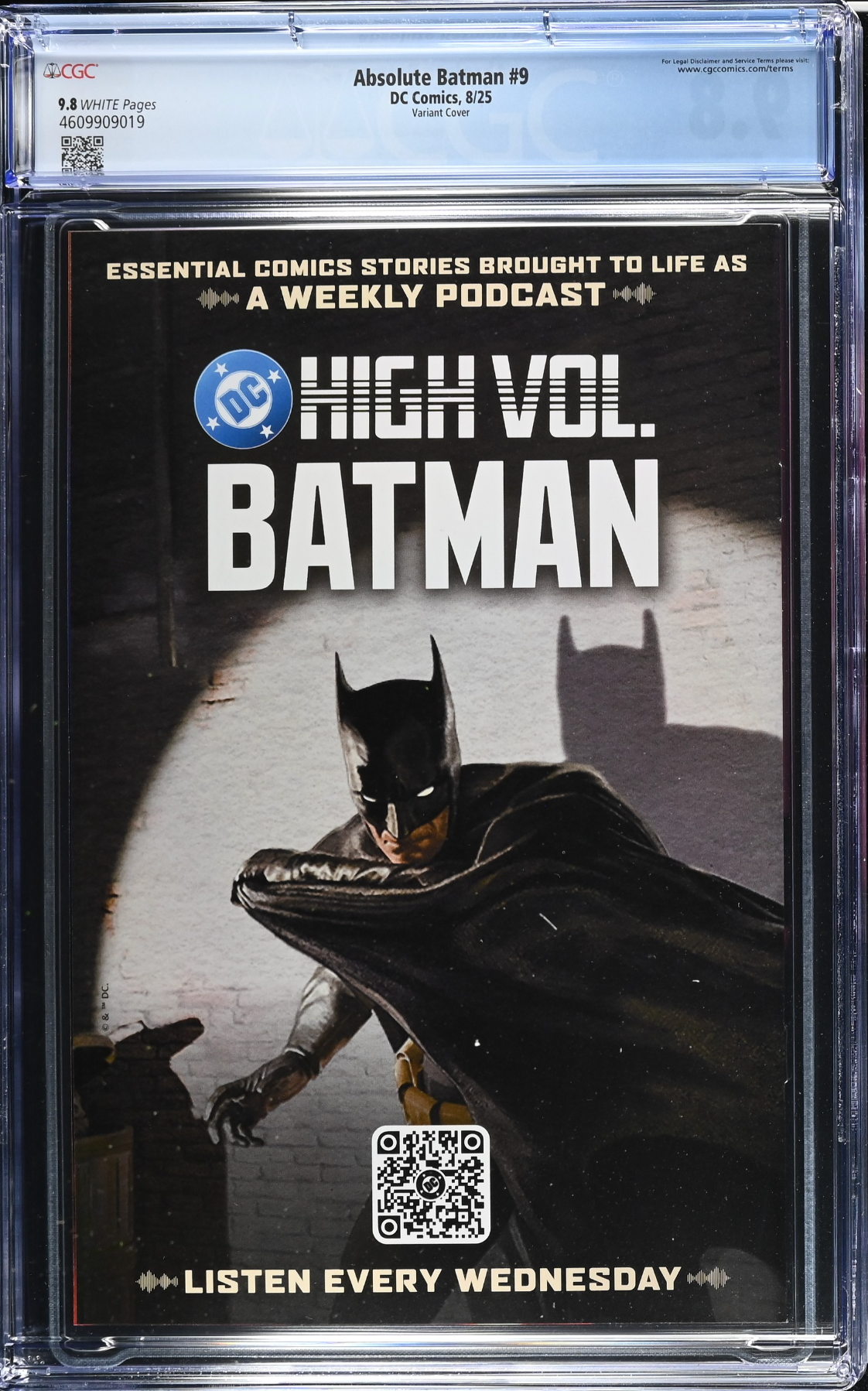 Absolute Batman #9 Zaffino Variant CGC 9.8