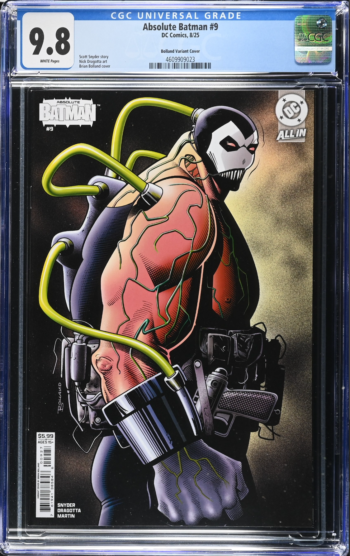 Absolute Batman #9 Bolland Variant CGC 9.8