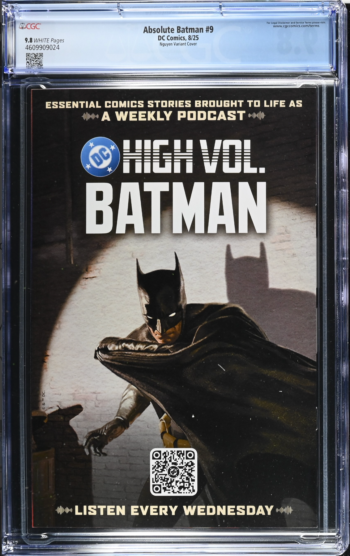 Absolute Batman #9 Nguyen 1:25 Retailer Incentive Variant CGC 9.8