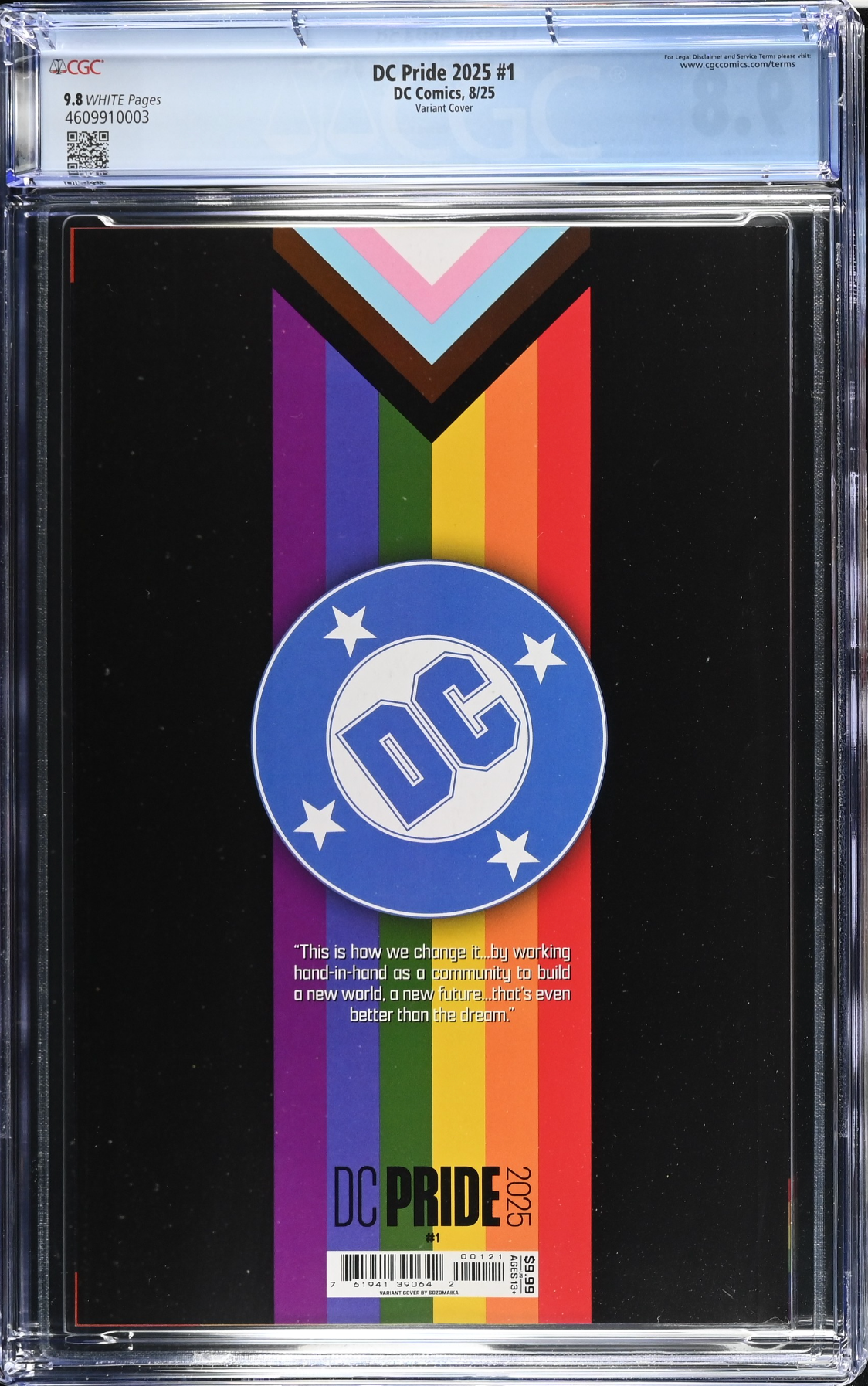 DC Pride 2025 #1 Sozomaika Variant CGC 9.8