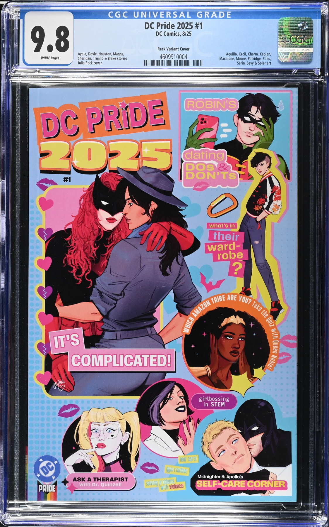 DC Pride 2025 #1 Reck Variant CGC 9.8