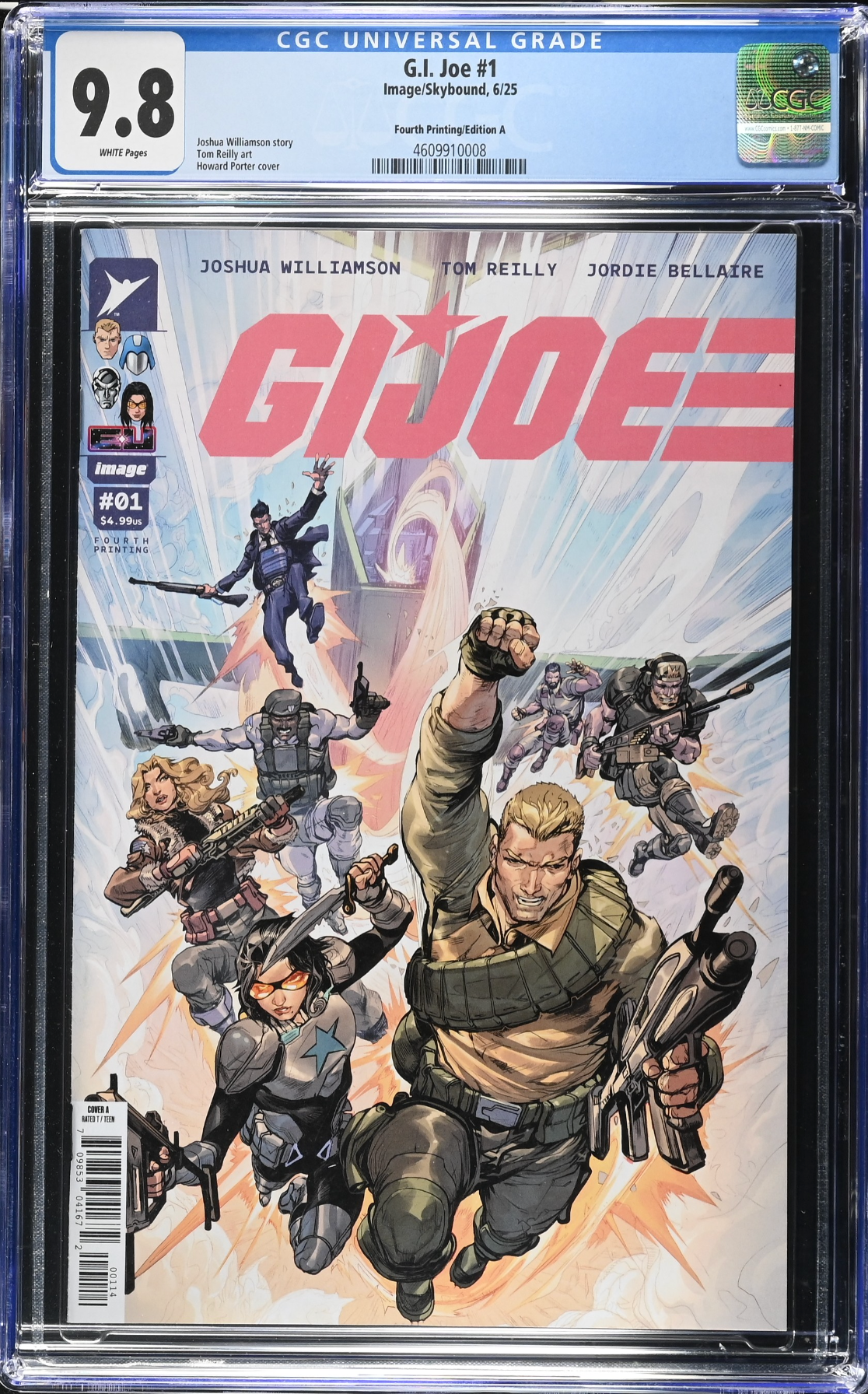 G.I. Joe #1 Fourth Printing CGC 9.8