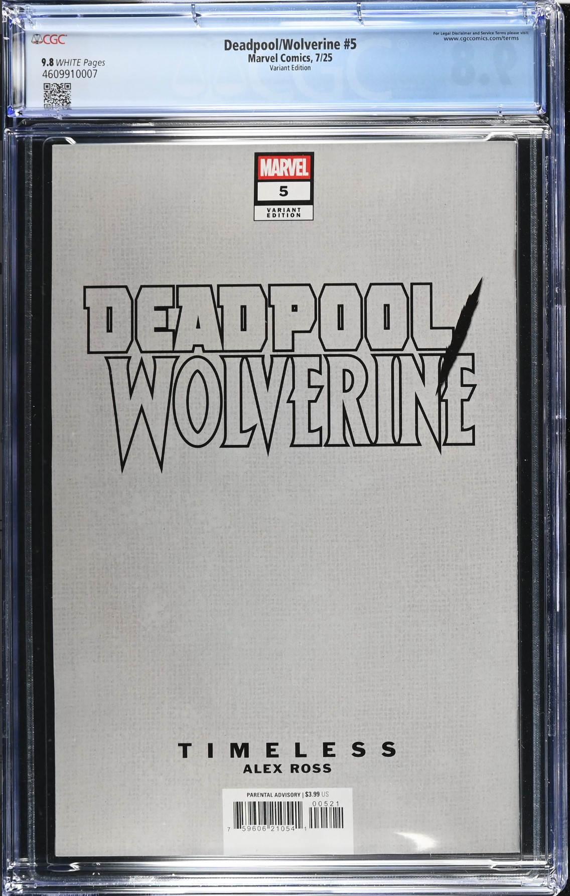 Deadpool/Wolverine #5 Ross Timeless Variant CGC 9.8