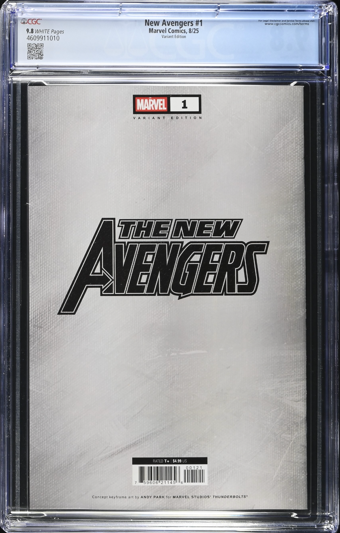 New Avengers #1 Park Variant CGC 9.8