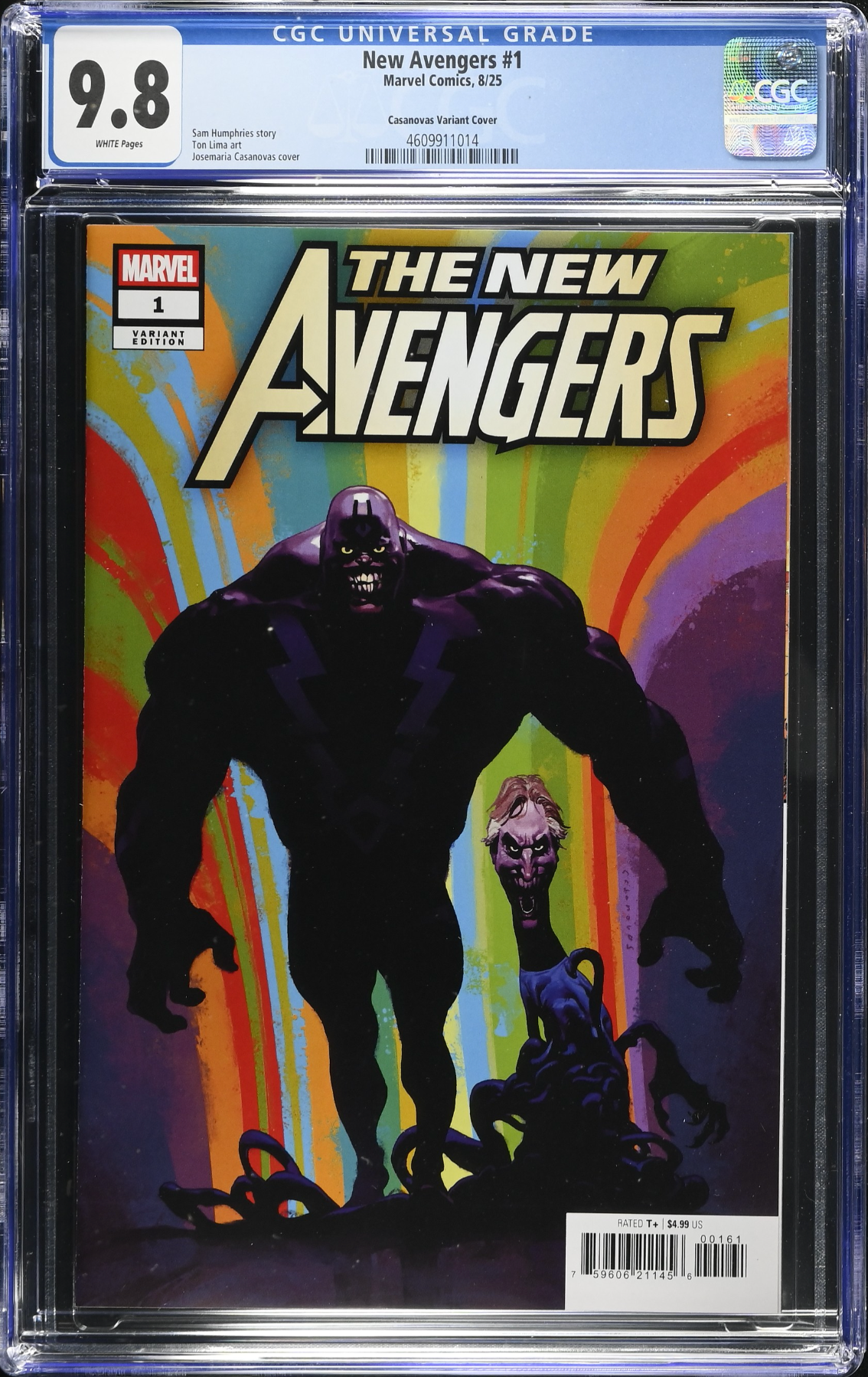 New Avengers #1 Casanovas Variant CGC 9.8