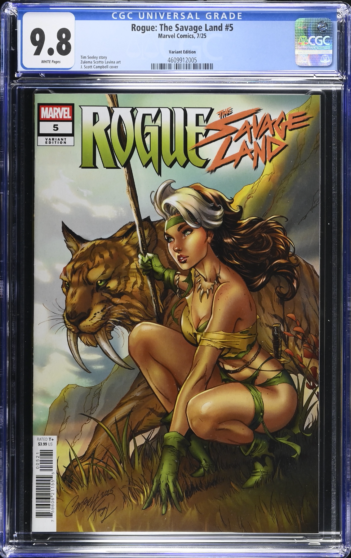 Rogue: The Savage Land #5 Campbell Variant CGC 9.8