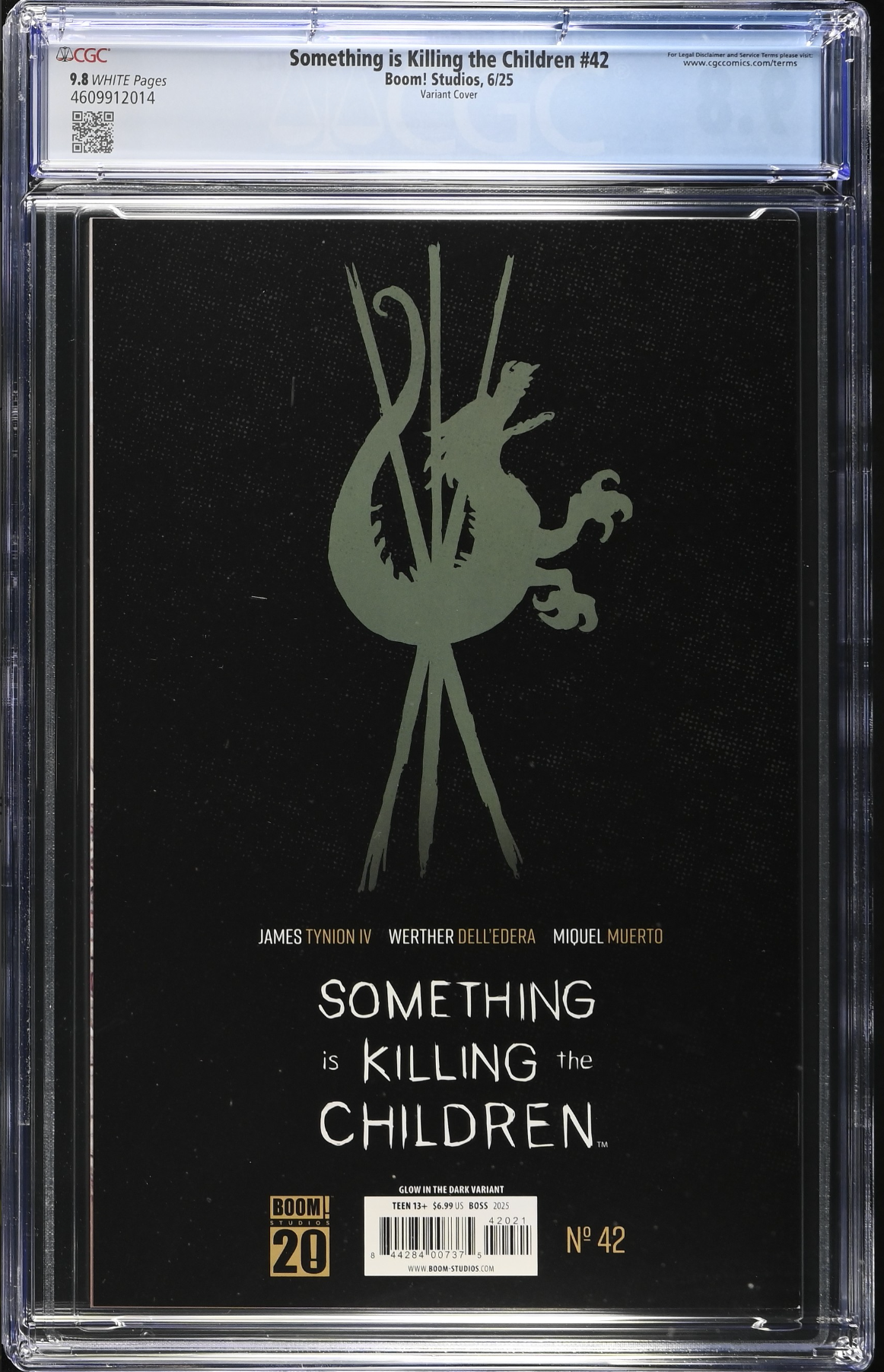 Something is Killing the Children #42 Boss Glow-in-the-Dark Virgin Variant CGC 9.8
