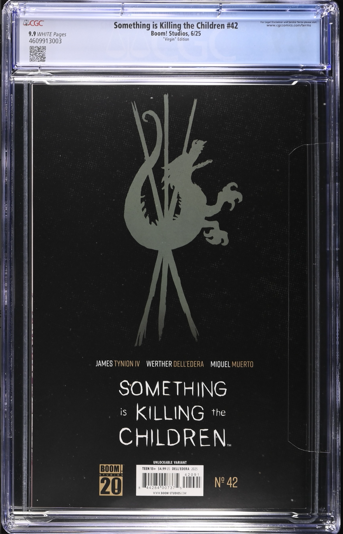 Something is Killing the Children #42 Dell'Edera Virgin Variant CGC 9.9