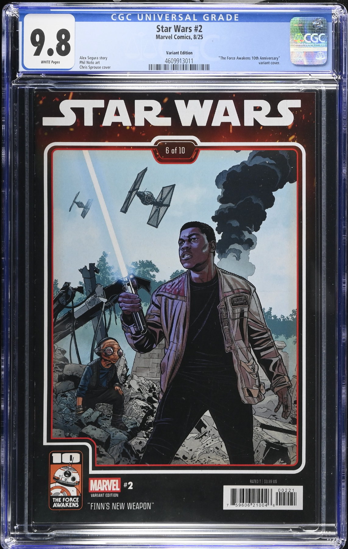 Star Wars #2 Sprouse Variant CGC 9.8