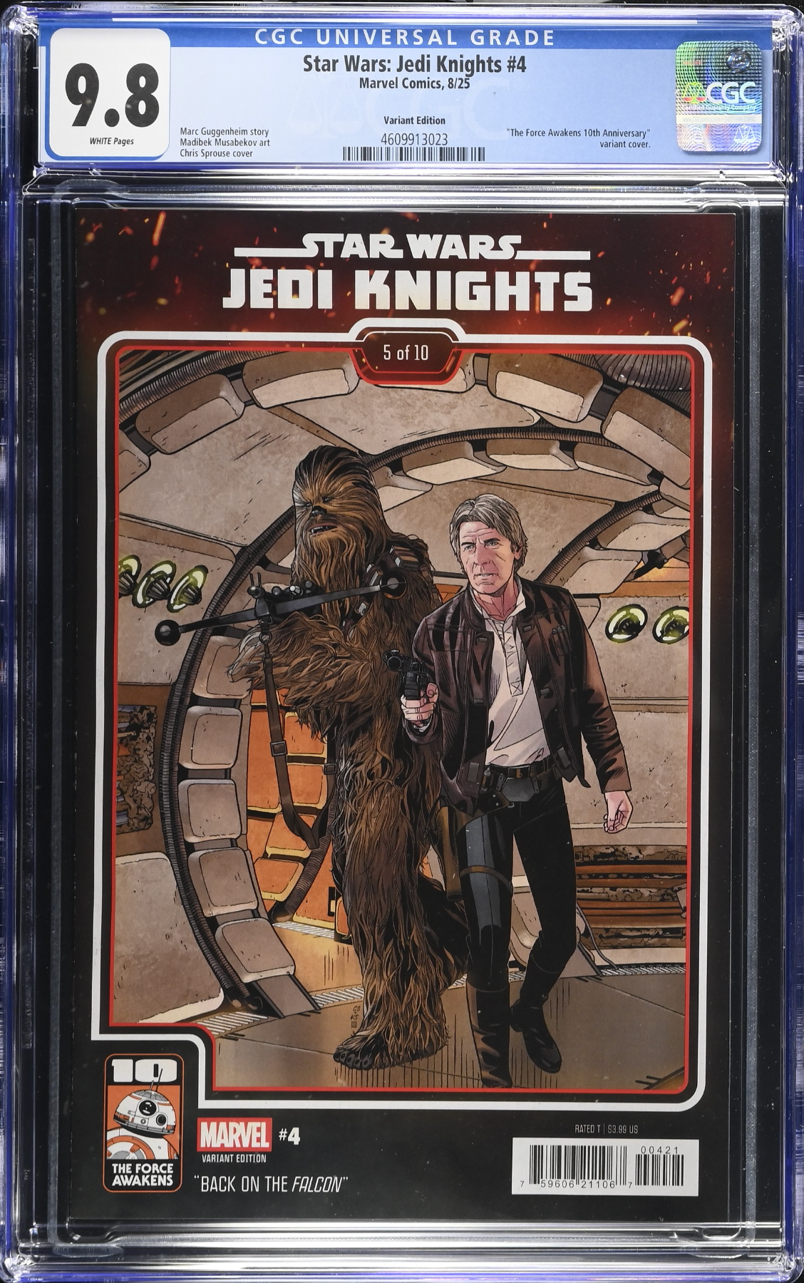 Star Wars: Jedi Knights #4 Sprouse Variant CGC 9.8