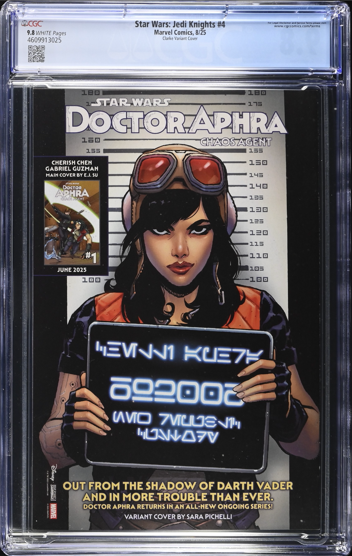 Star Wars: Jedi Knights #4 Clarke Variant CGC 9.8