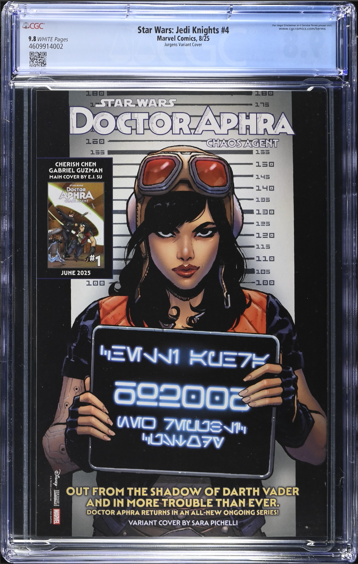Star Wars: Jedi Knights #4 Jurgens Variant CGC 9.8