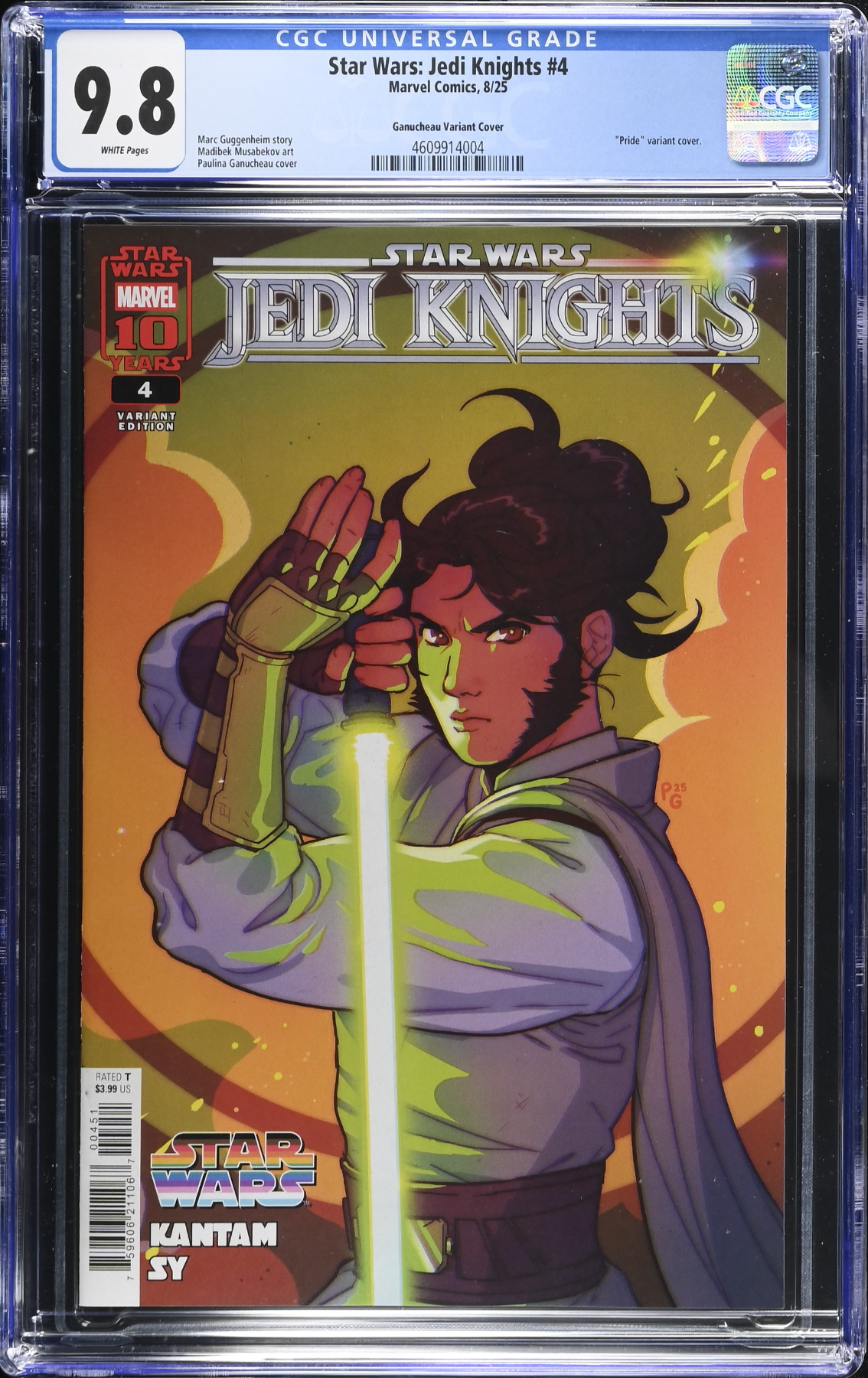 Star Wars: Jedi Knights #4 Ganucheau Variant CGC 9.8