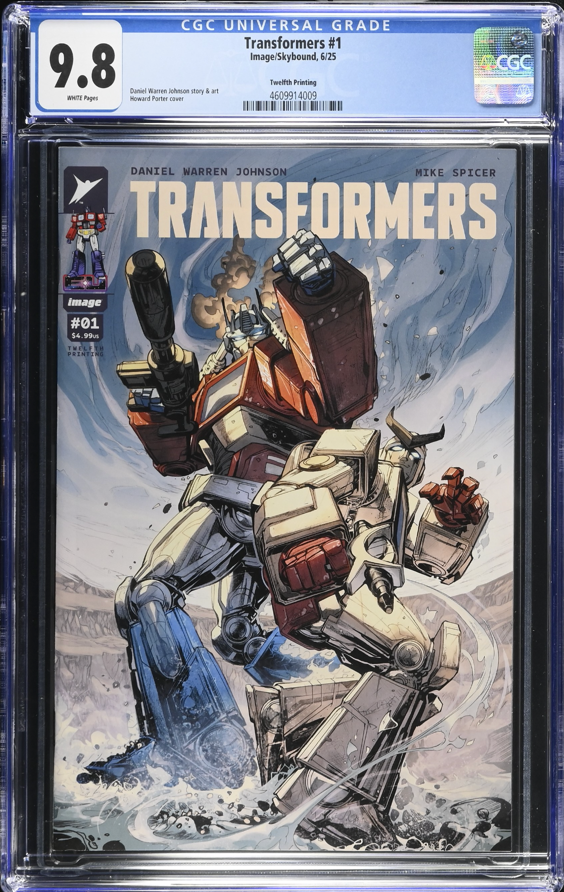 Transformers #1 Twelfth Printing CGC 9.8