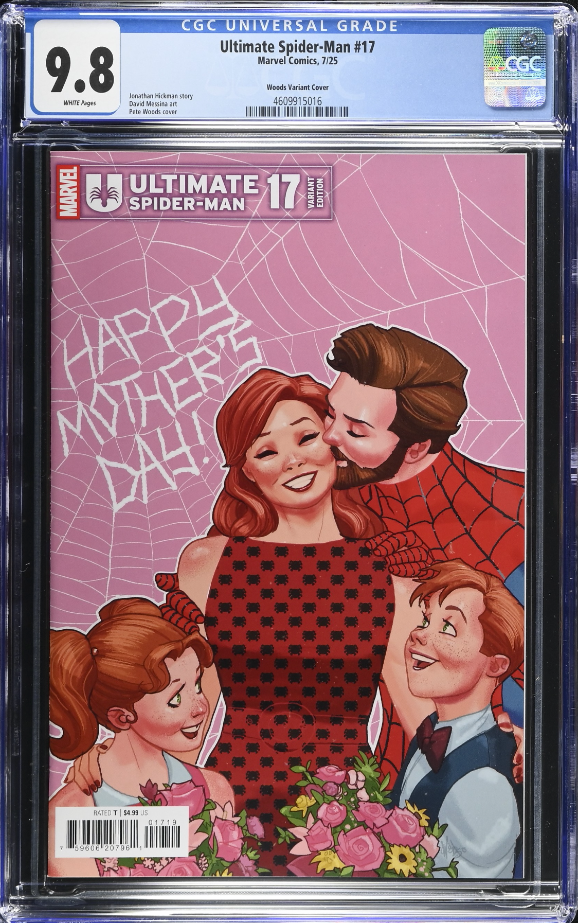 Ultimate Spider-Man #17 Woods 1:25 Retailer Incentive Variant CGC 9.8