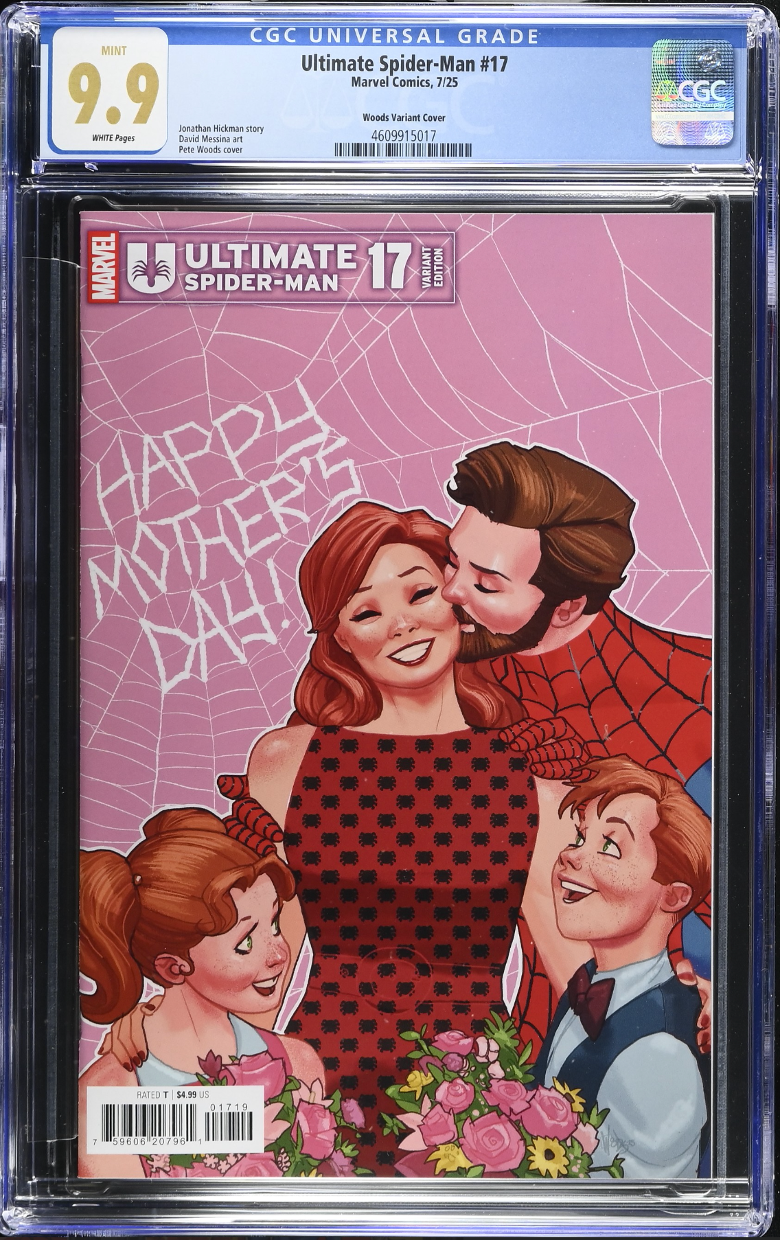 Ultimate Spider-Man #17 Woods 1:25 Retailer Incentive Variant CGC 9.9