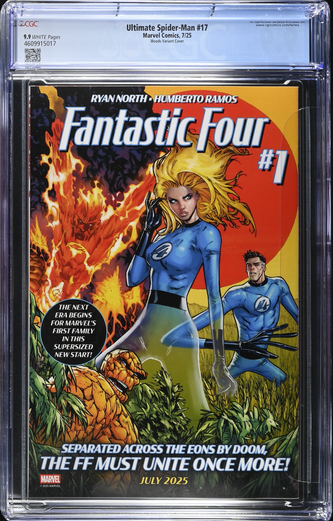 Ultimate Spider-Man #17 Woods 1:25 Retailer Incentive Variant CGC 9.9
