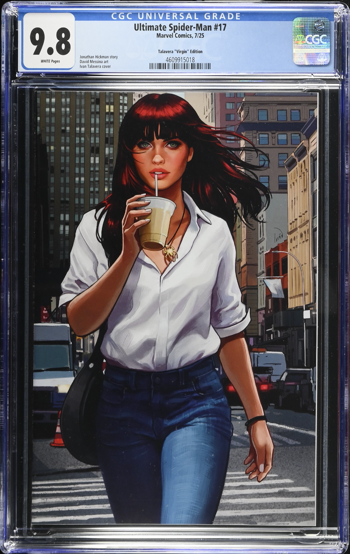Ultimate Spider-Man #17 Talavera 1:100 Virgin Retailer Incentive Variant CGC 9.8