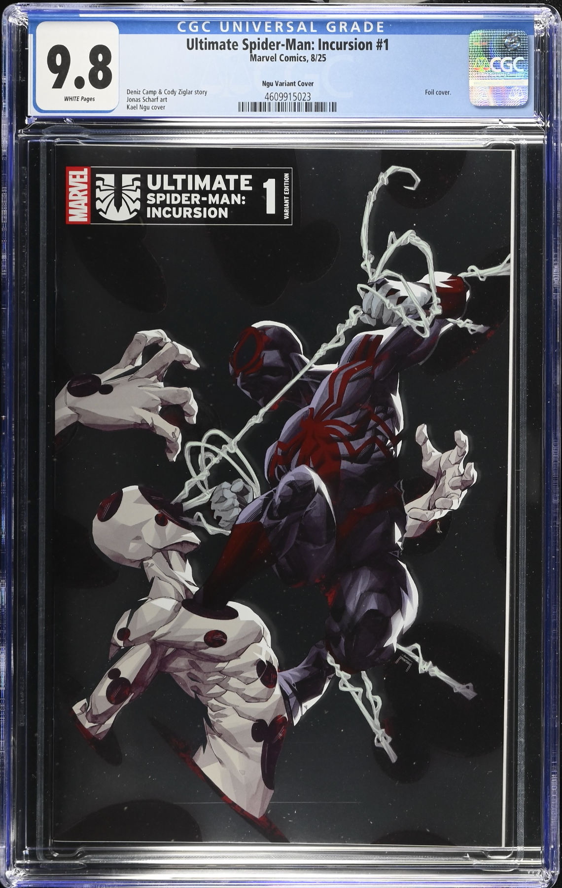 Ultimate Spider-Man: Incursion #1 Ngu Foil Variant CGC 9.8