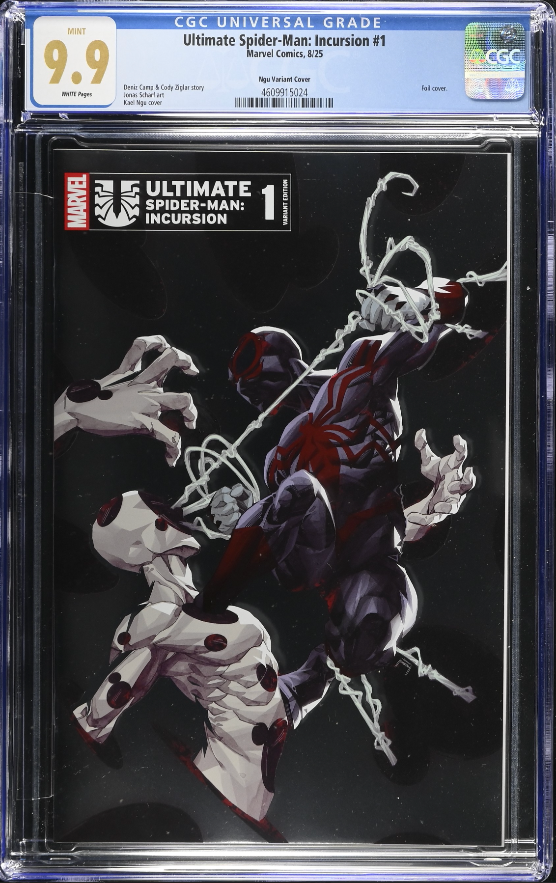 Ultimate Spider-Man: Incursion #1 Ngu Foil Variant CGC 9.9