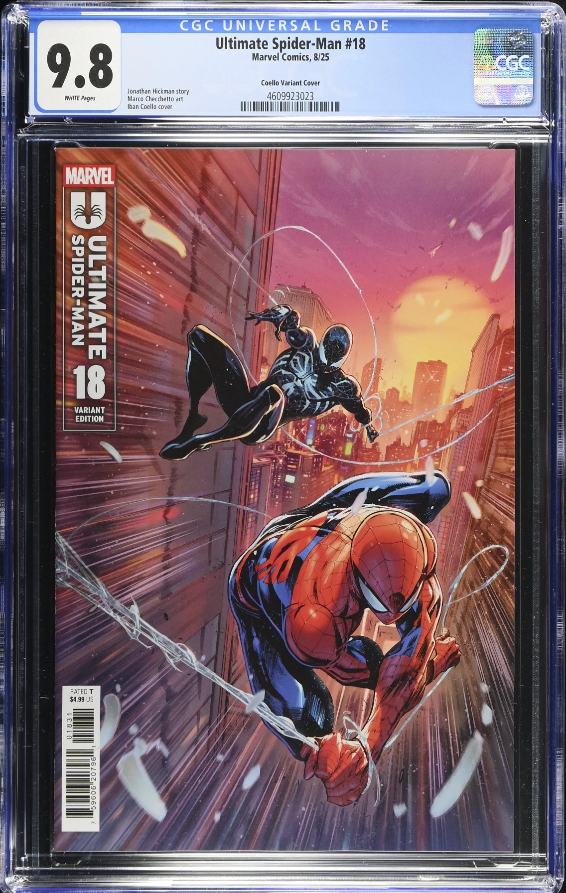 Ultimate Spider-Man #18 Coello Variant CGC 9.8