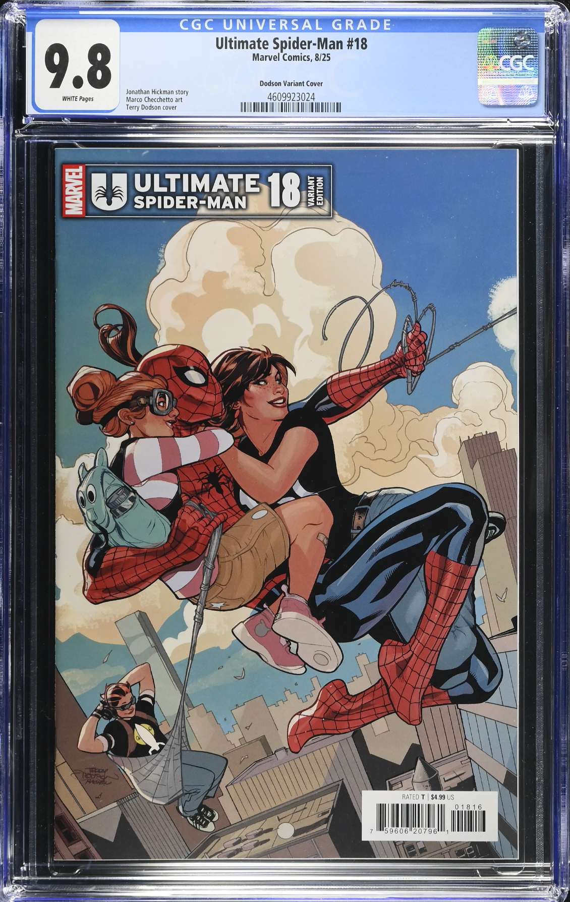 Ultimate Spider-Man #18 Dodson 1:25 Retailer Incentive Variant CGC 9.8