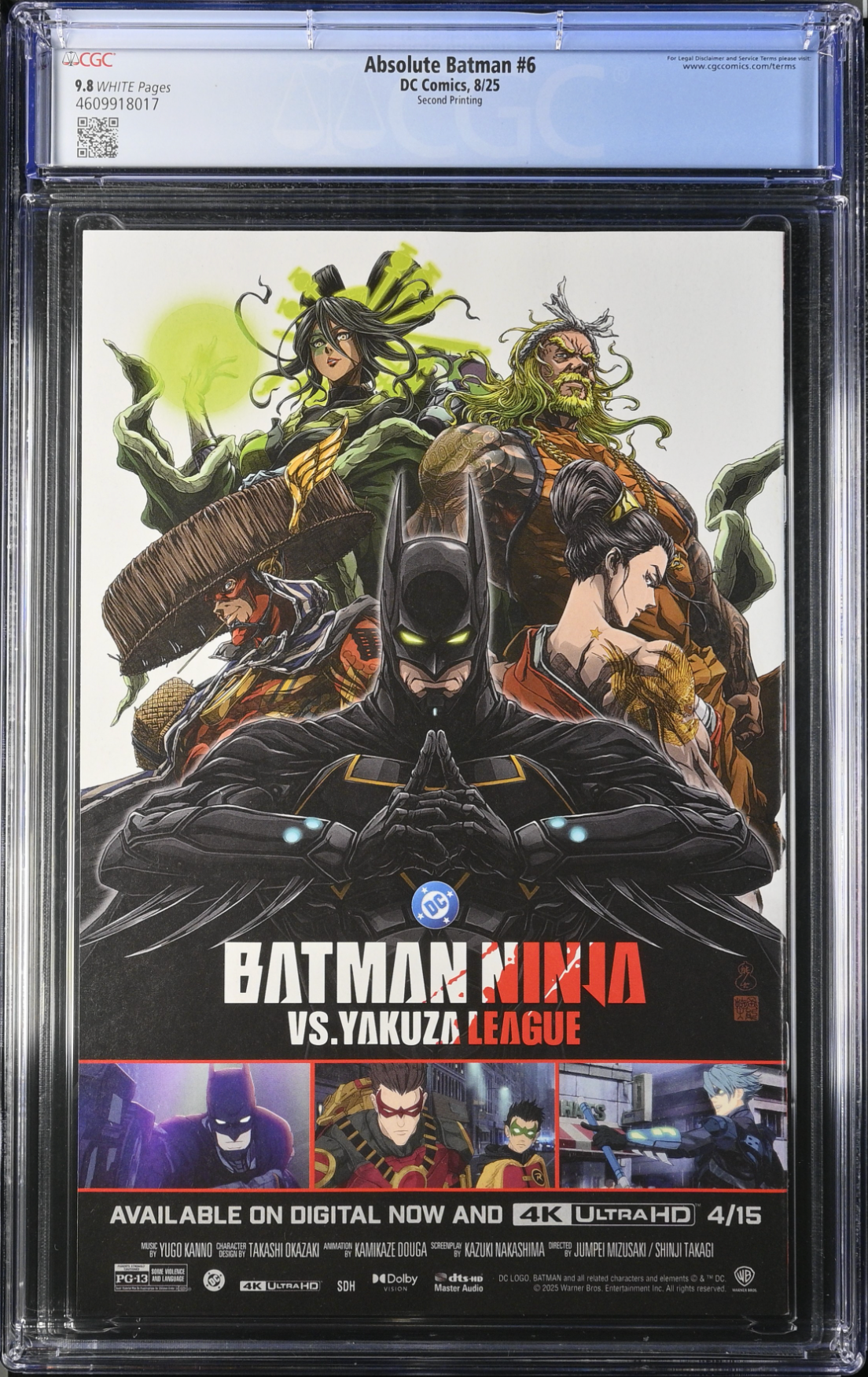 Absolute Batman #6 Second Printing CGC 9.8