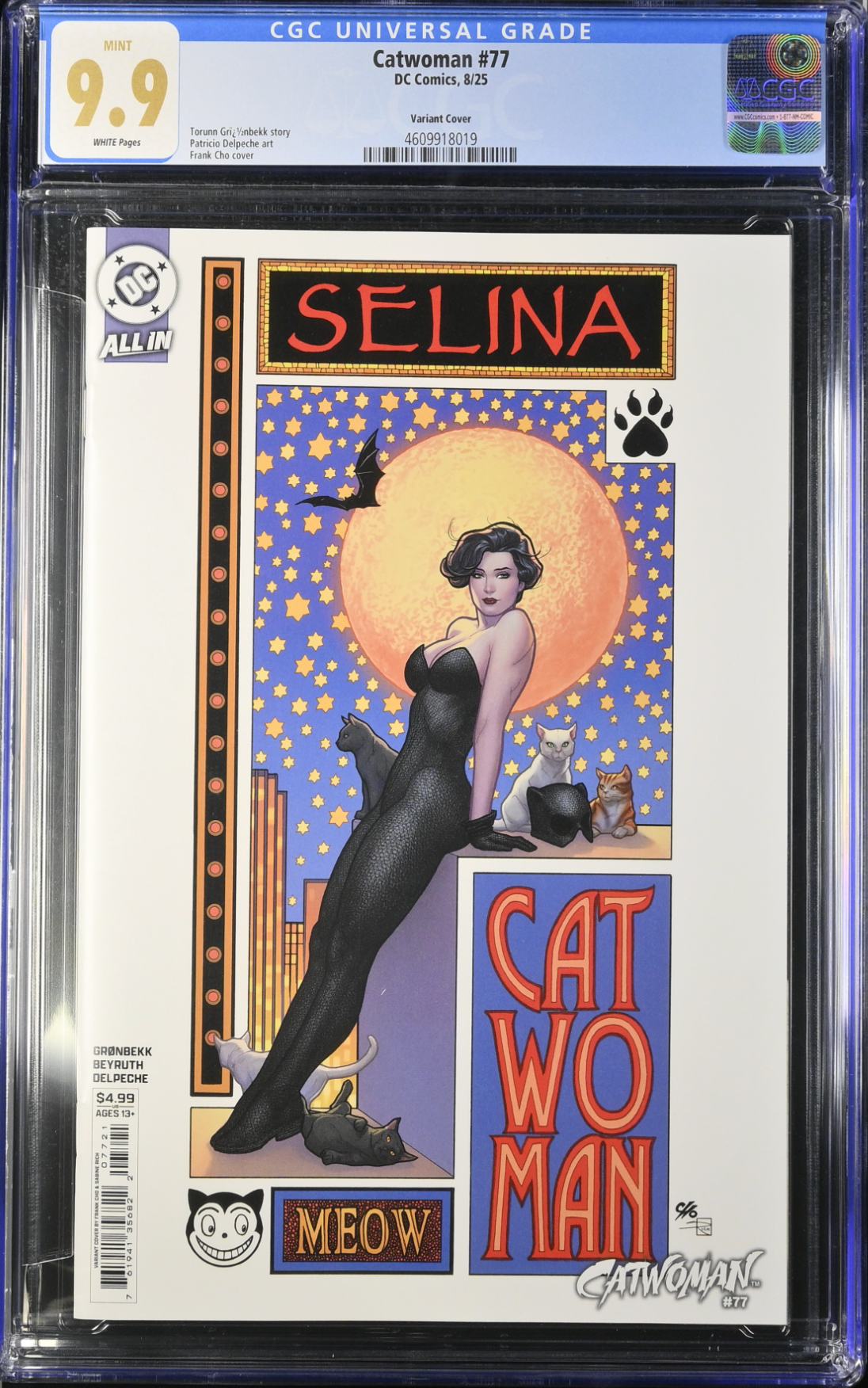Catwoman #77 Cho Variant CGC 9.9