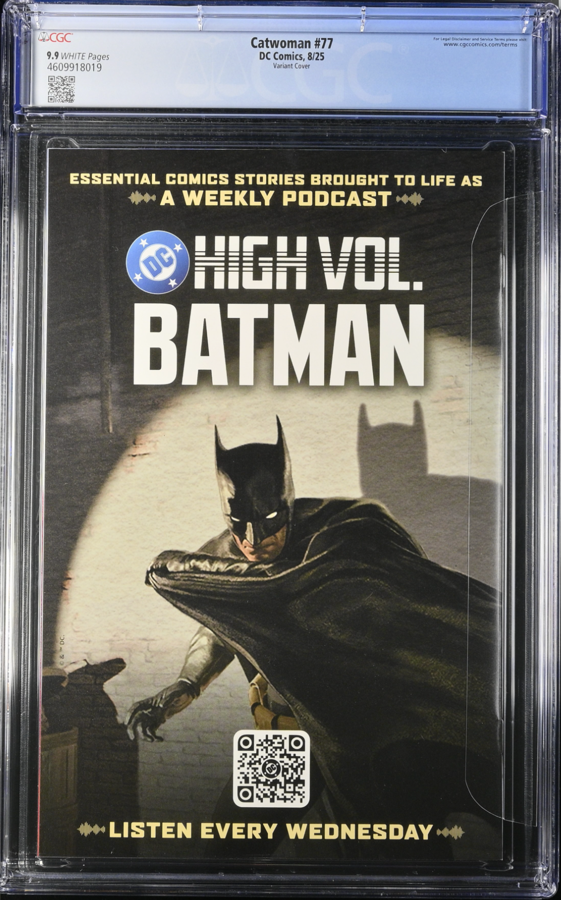 Catwoman #77 Cho Variant CGC 9.9
