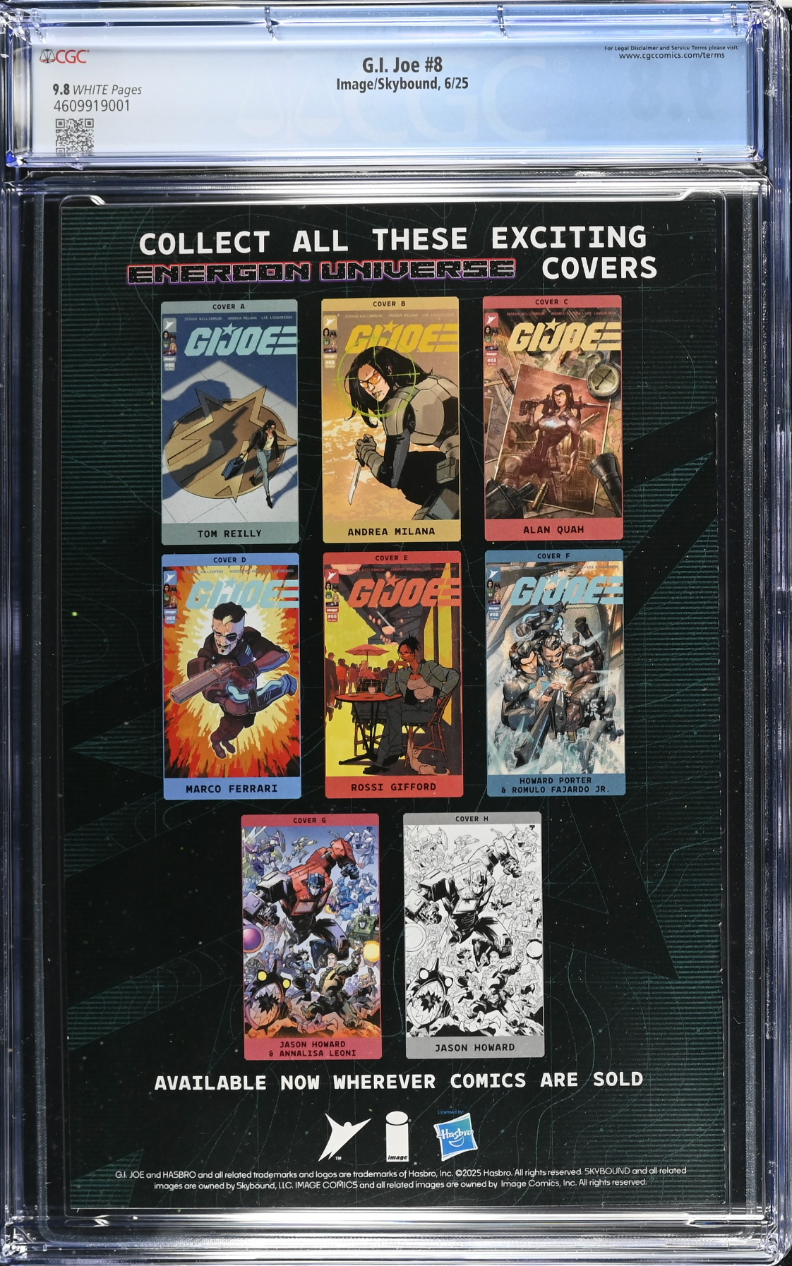 G.I. Joe #8 CGC 9.8
